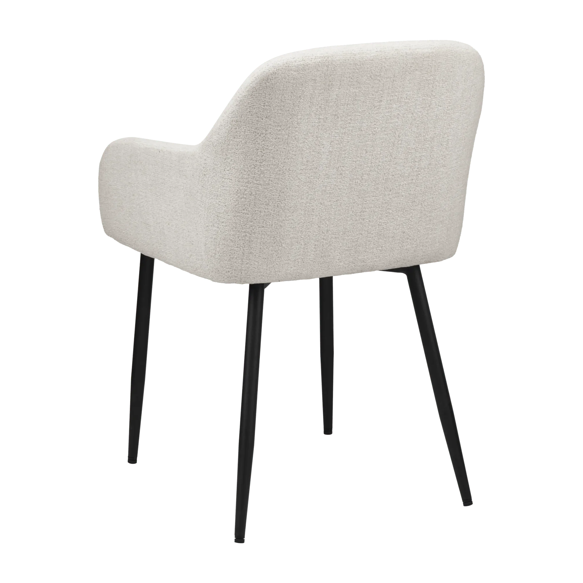 Fabric and Metal Accent Chair - Image 2