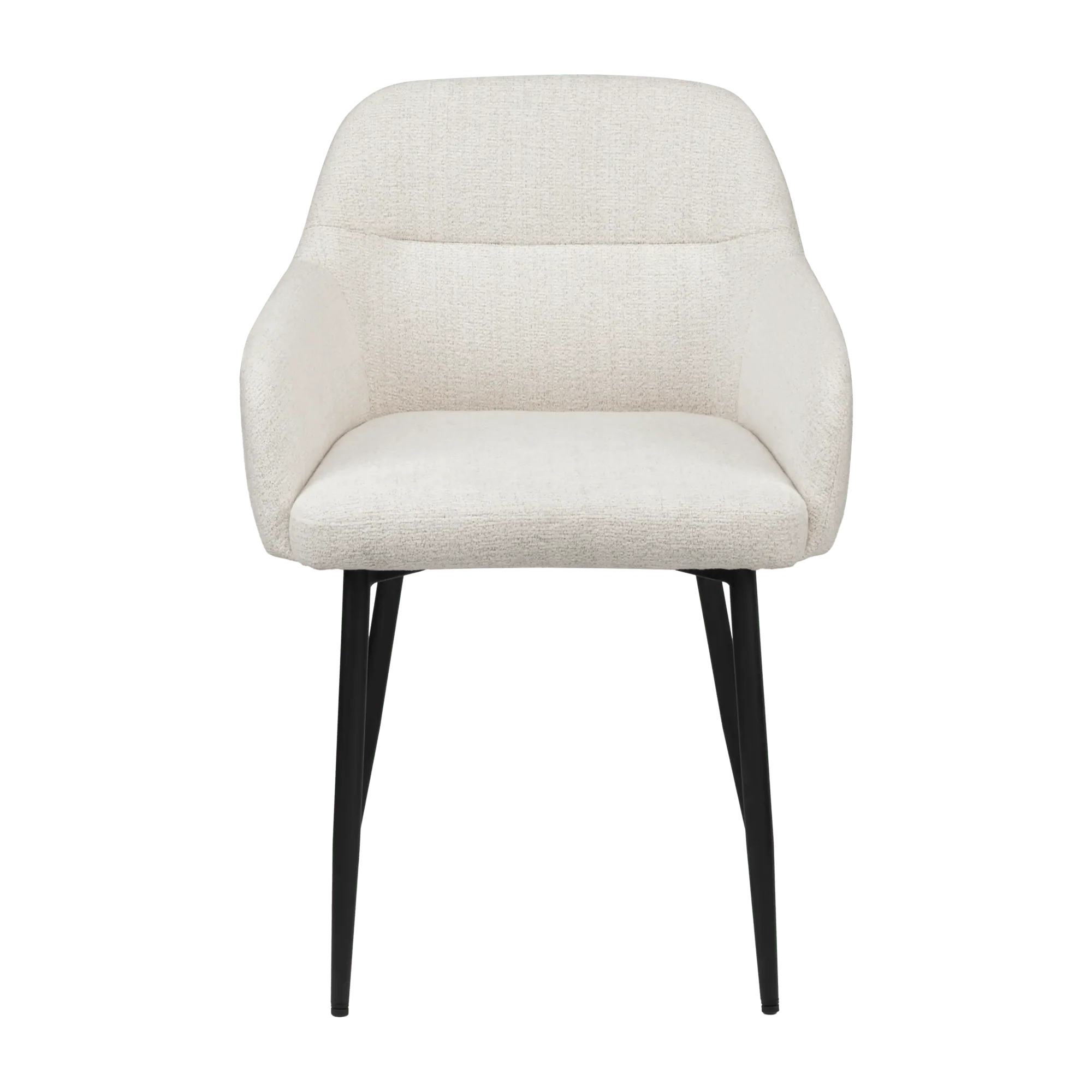 Fabric and Metal Accent Chair - Image 3