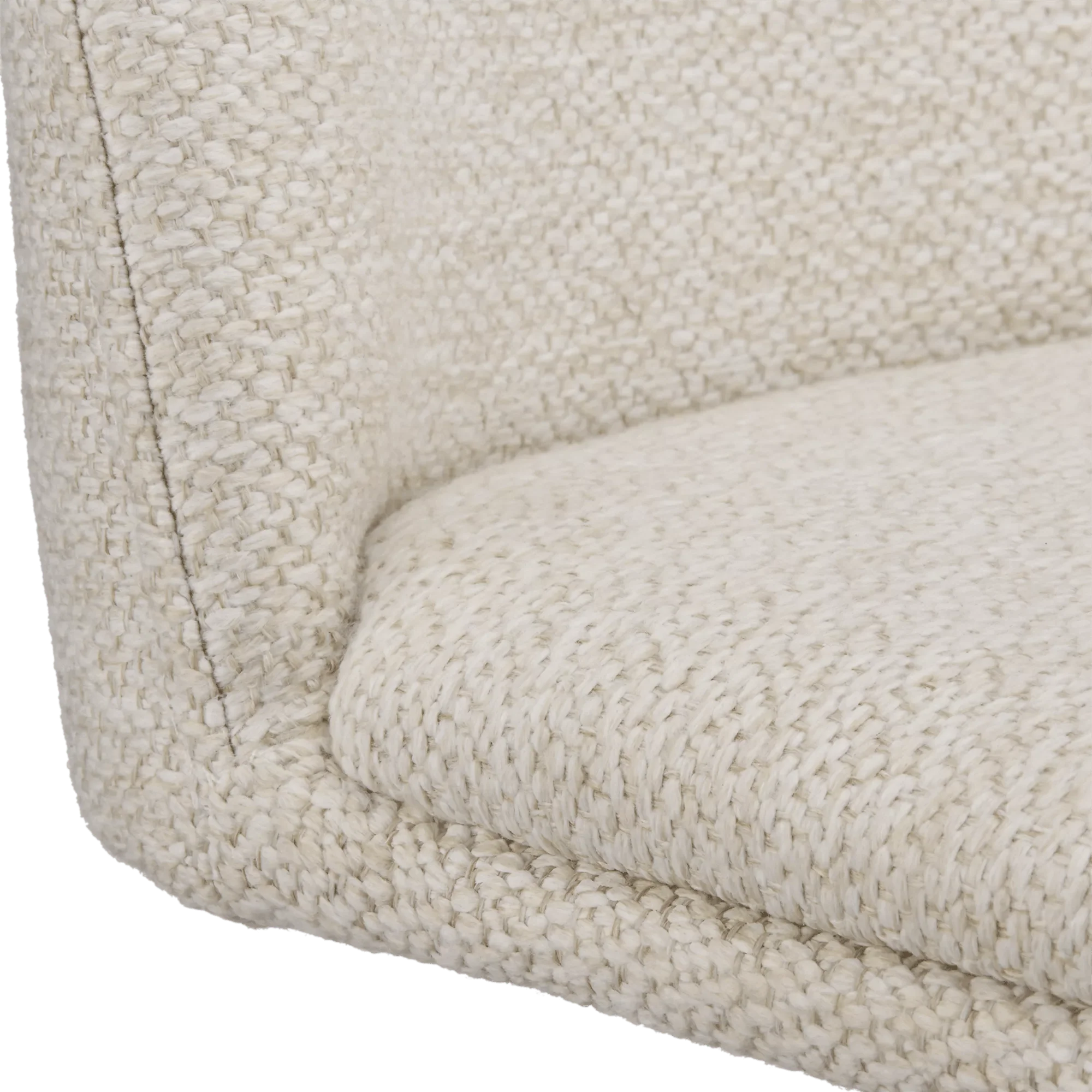 Oatmeal Fabric and Metal Adjustable Bar Stool - Image 5