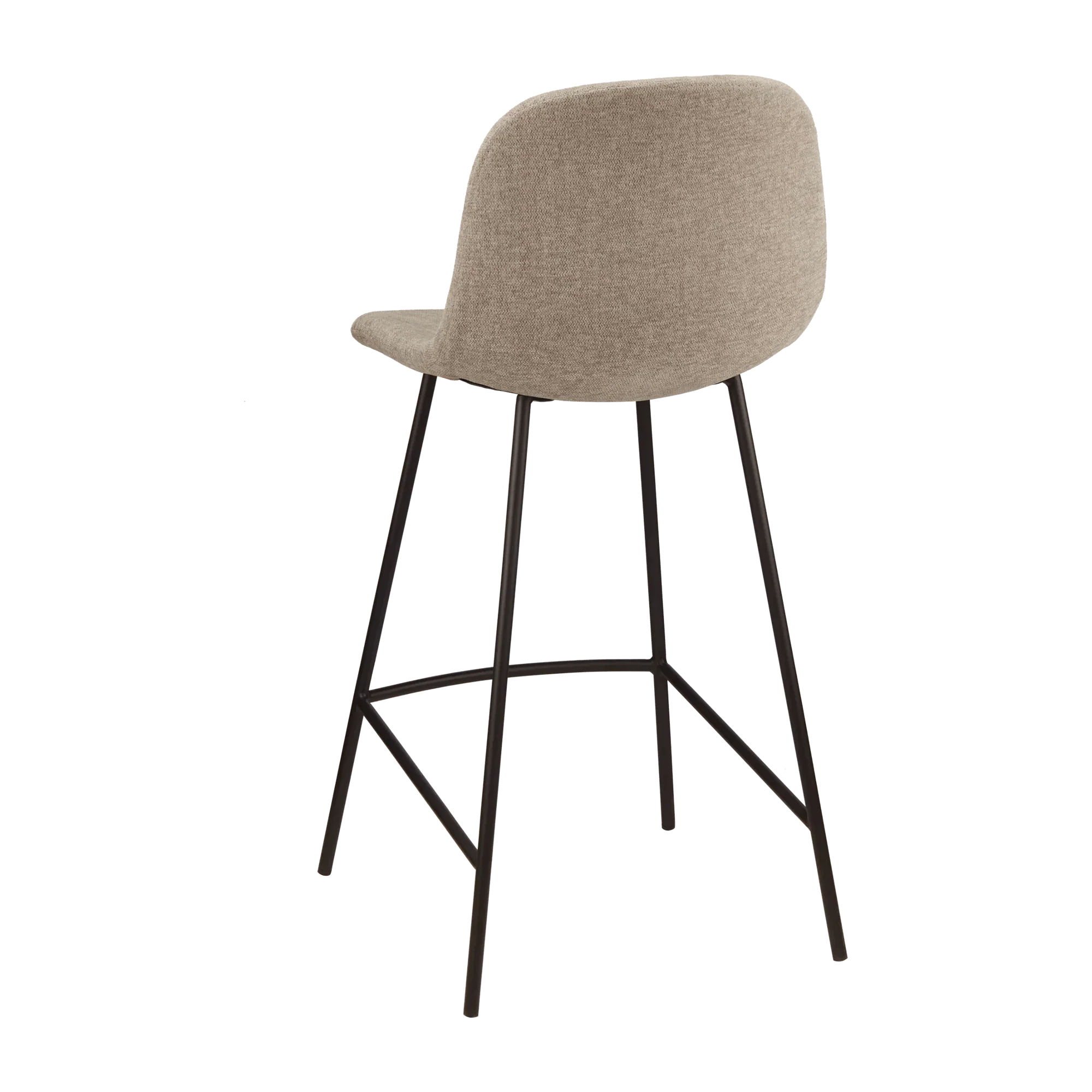 Fabric and Metal Bar Stool - Image 8