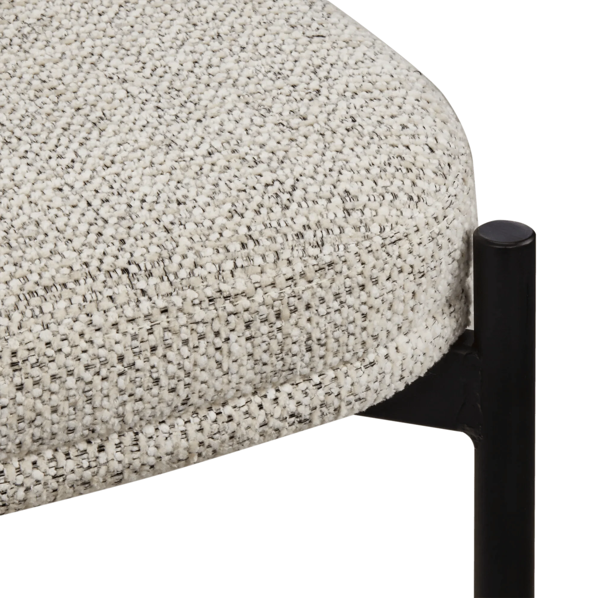 Fabric and Metal Bar Stool - Image 5