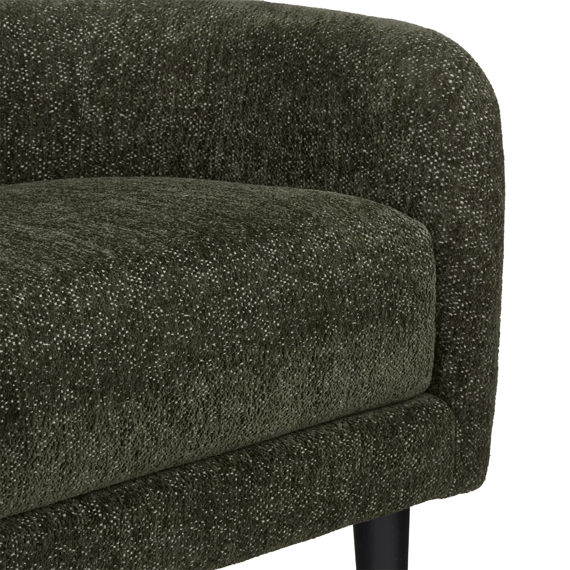 Fabric and Metal Bench - Image 4