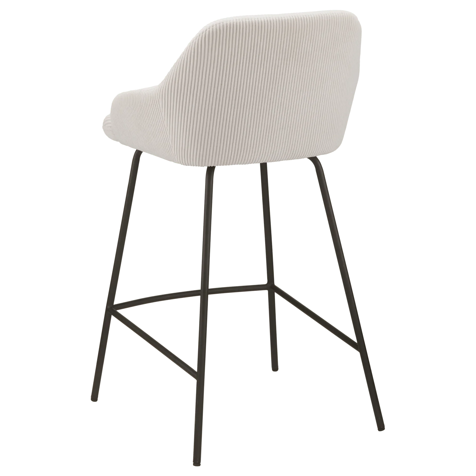 Fabric and Metal Counter Stool - Image 7