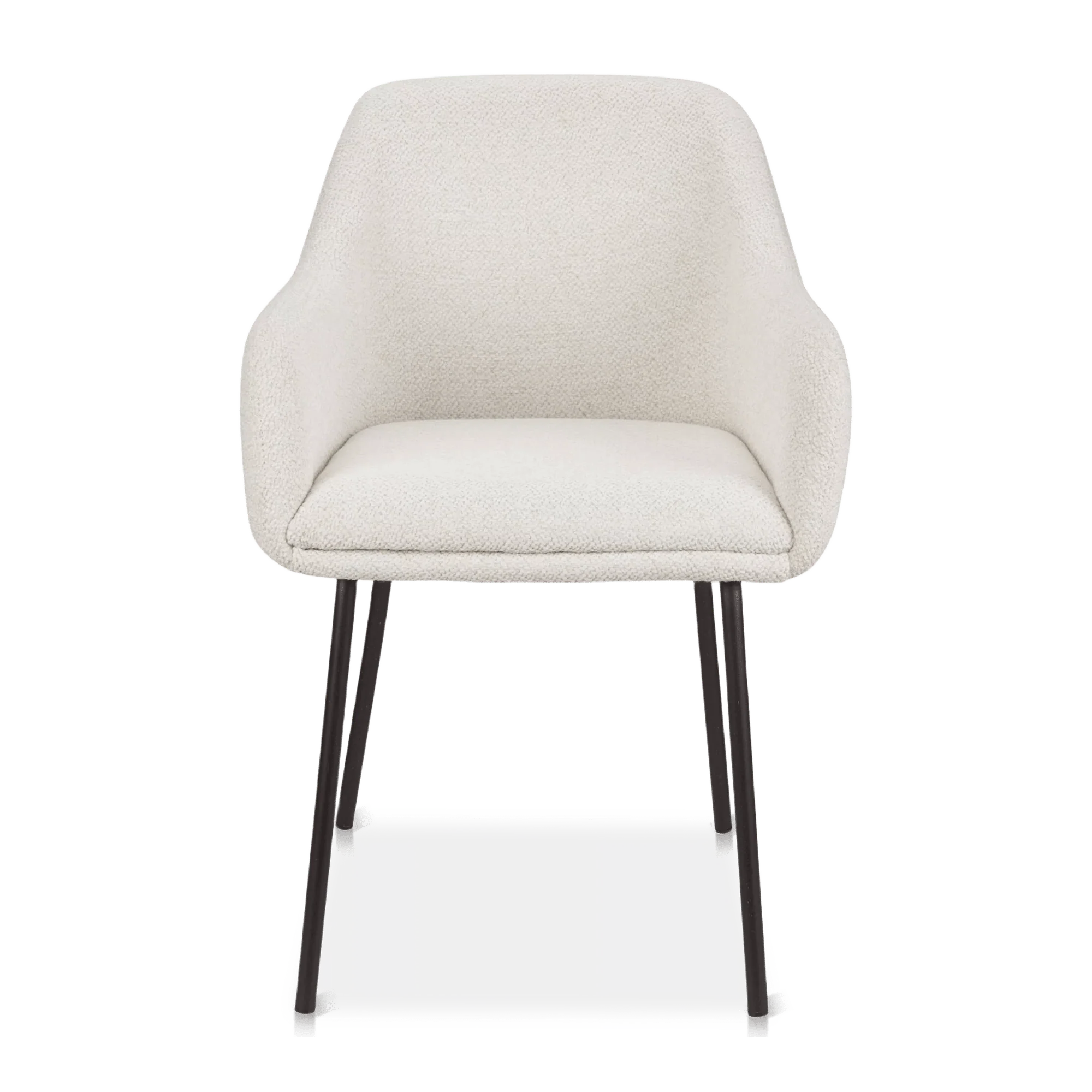 Fabric and Metal Dining Chair - Image 3