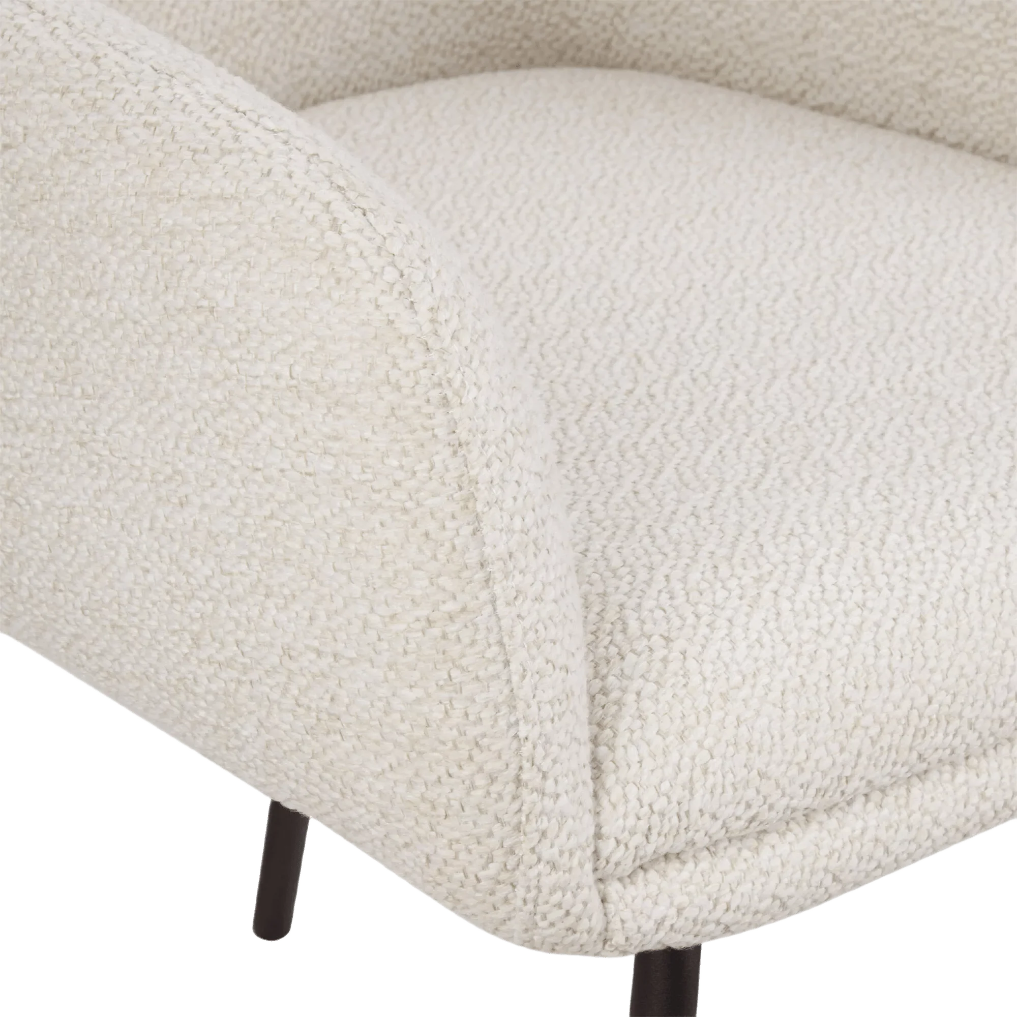 Fabric and Metal Dining Chair - Image 5