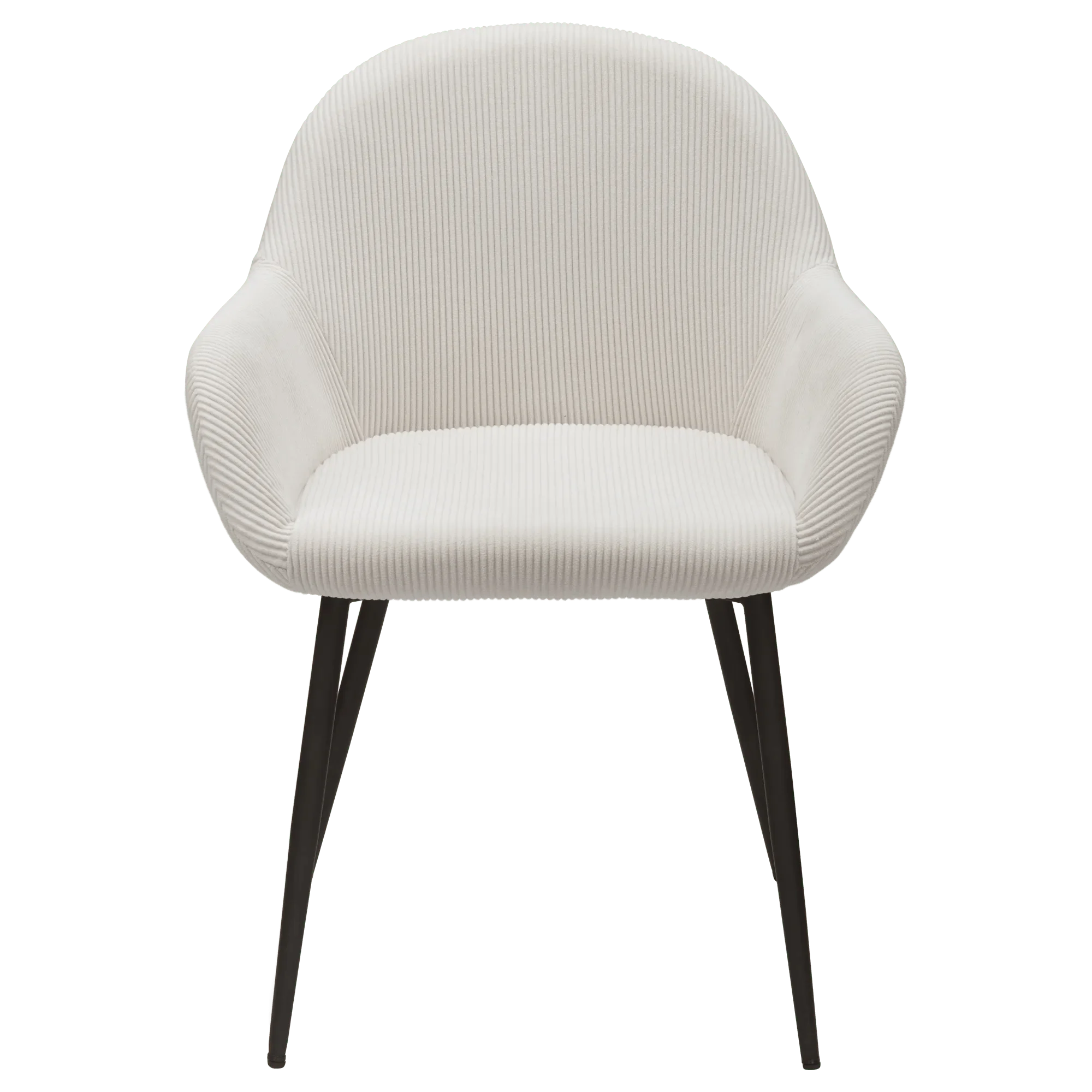 Fabric and Metal Dining Chair - Image 4