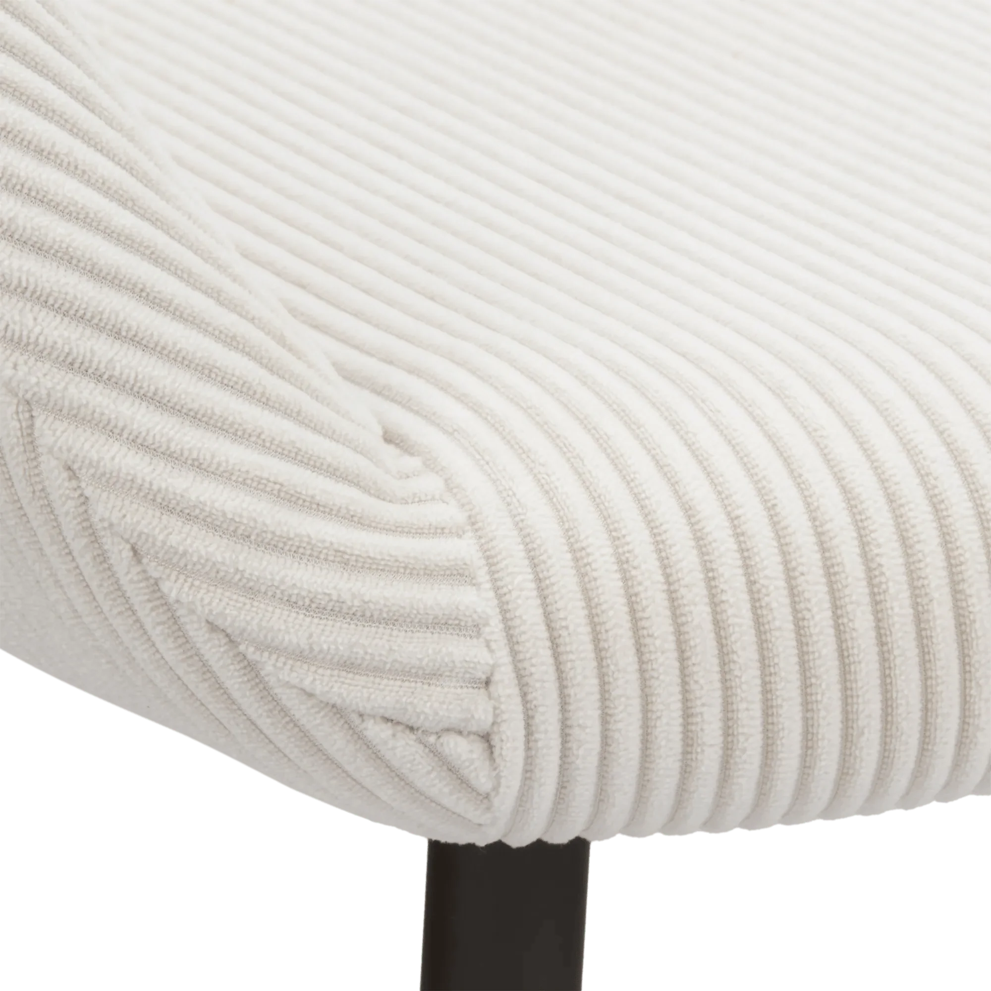 Fabric and Metal Dining Chair - Image 5