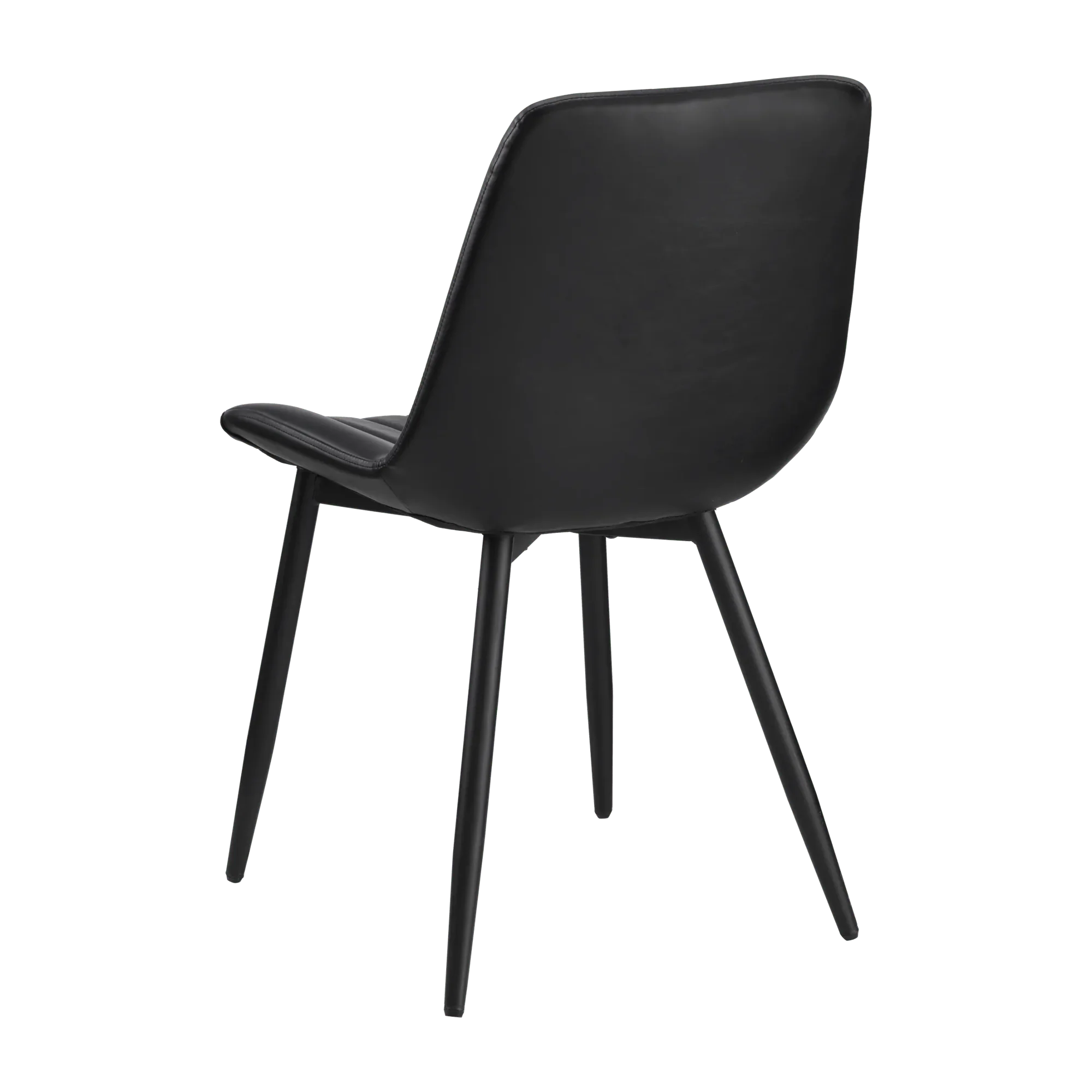 Fabric and Metal Dining Chair - Image 2