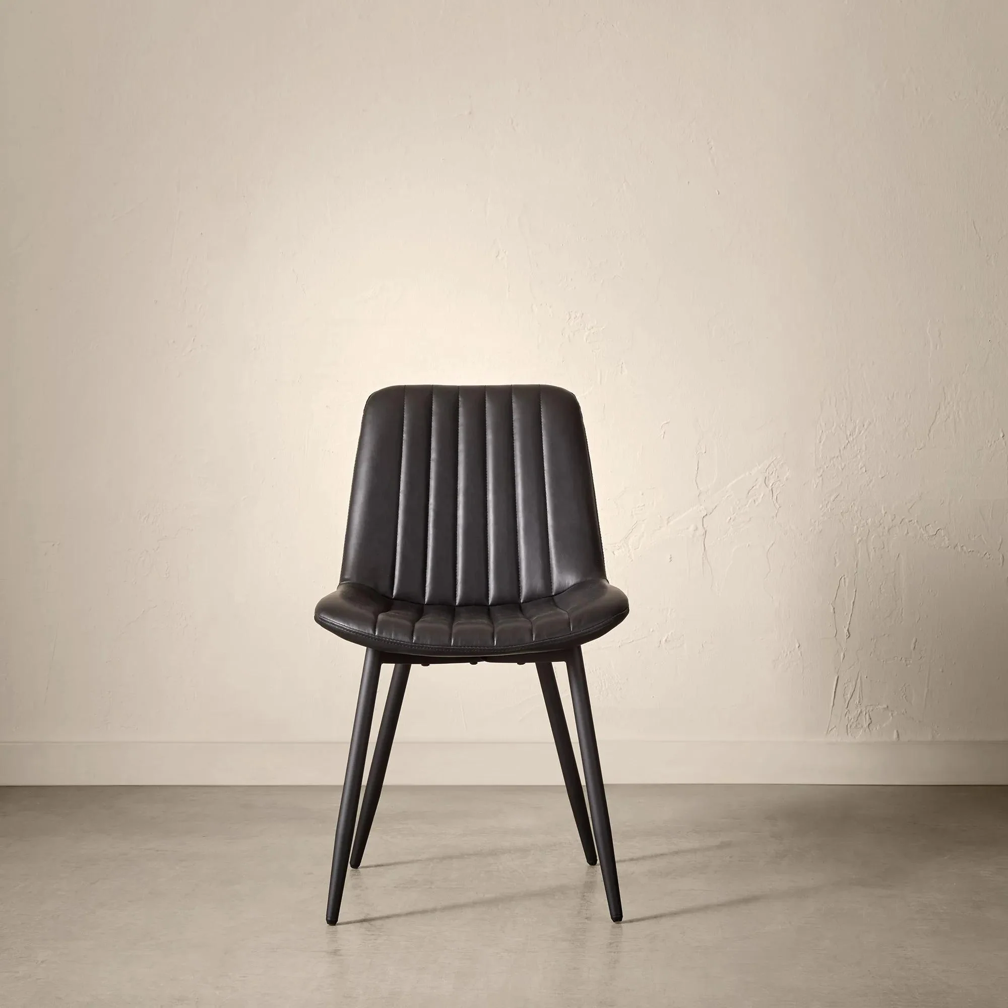 Fabric and Metal Dining Chair - Image 6