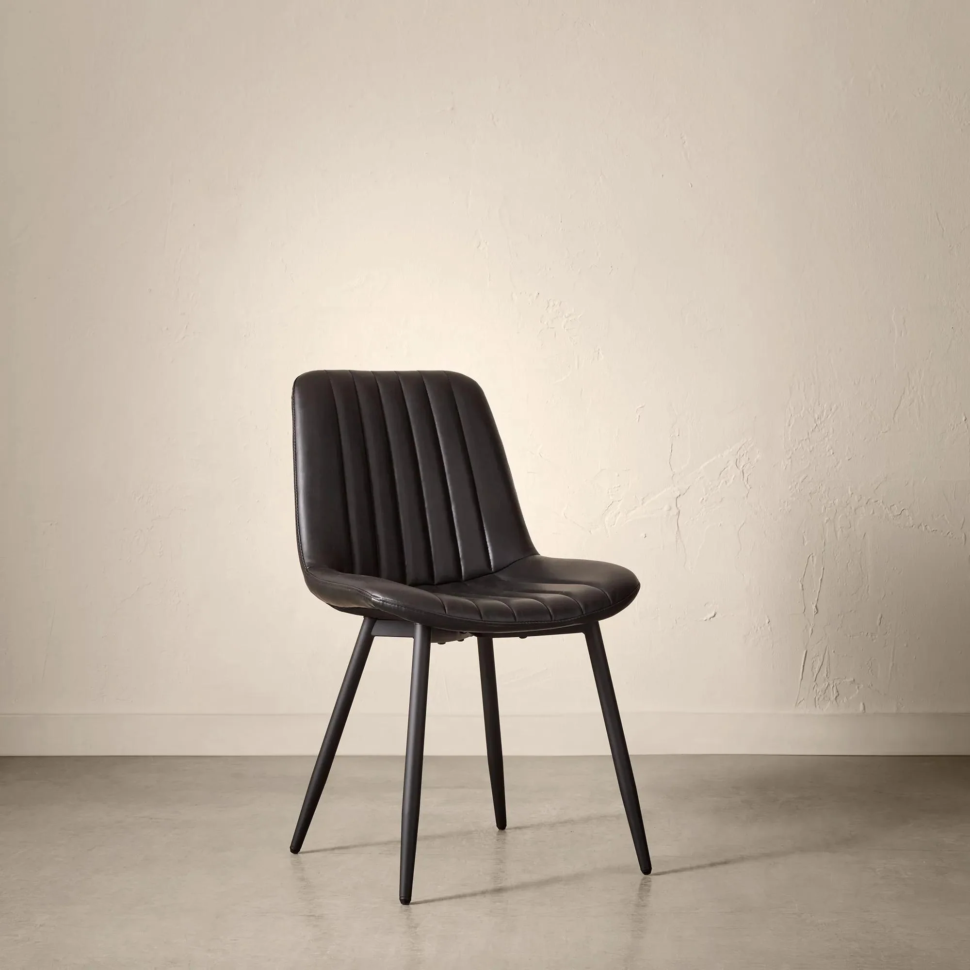 Fabric and Metal Dining Chair - Image 7
