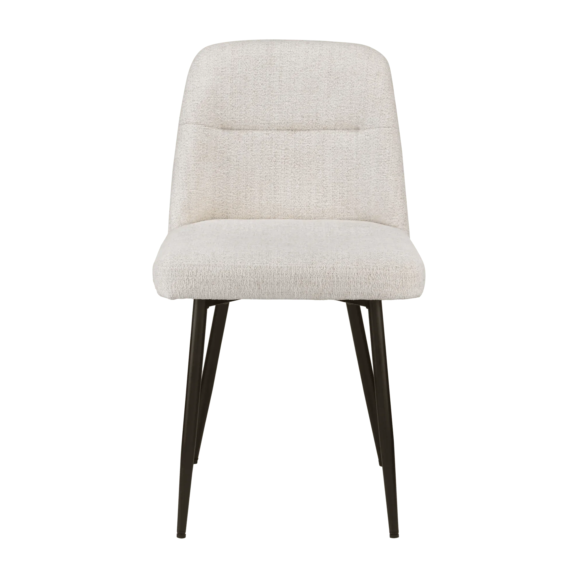 Fabric and Metal Dining Chair - Image 3