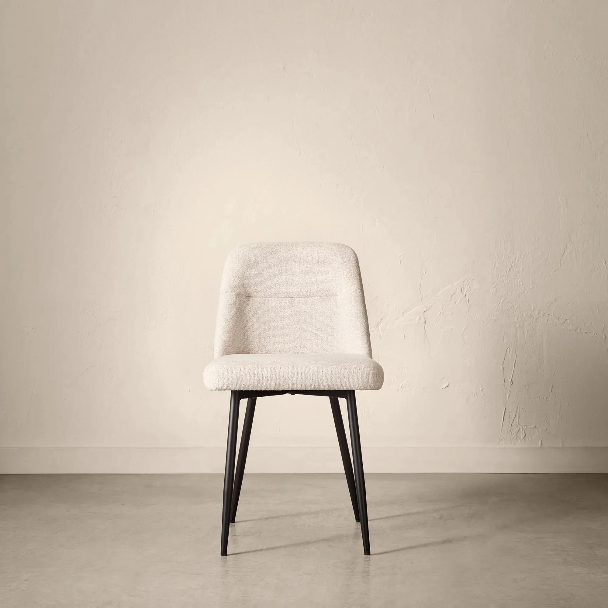 Fabric and Metal Dining Chair - Image 7