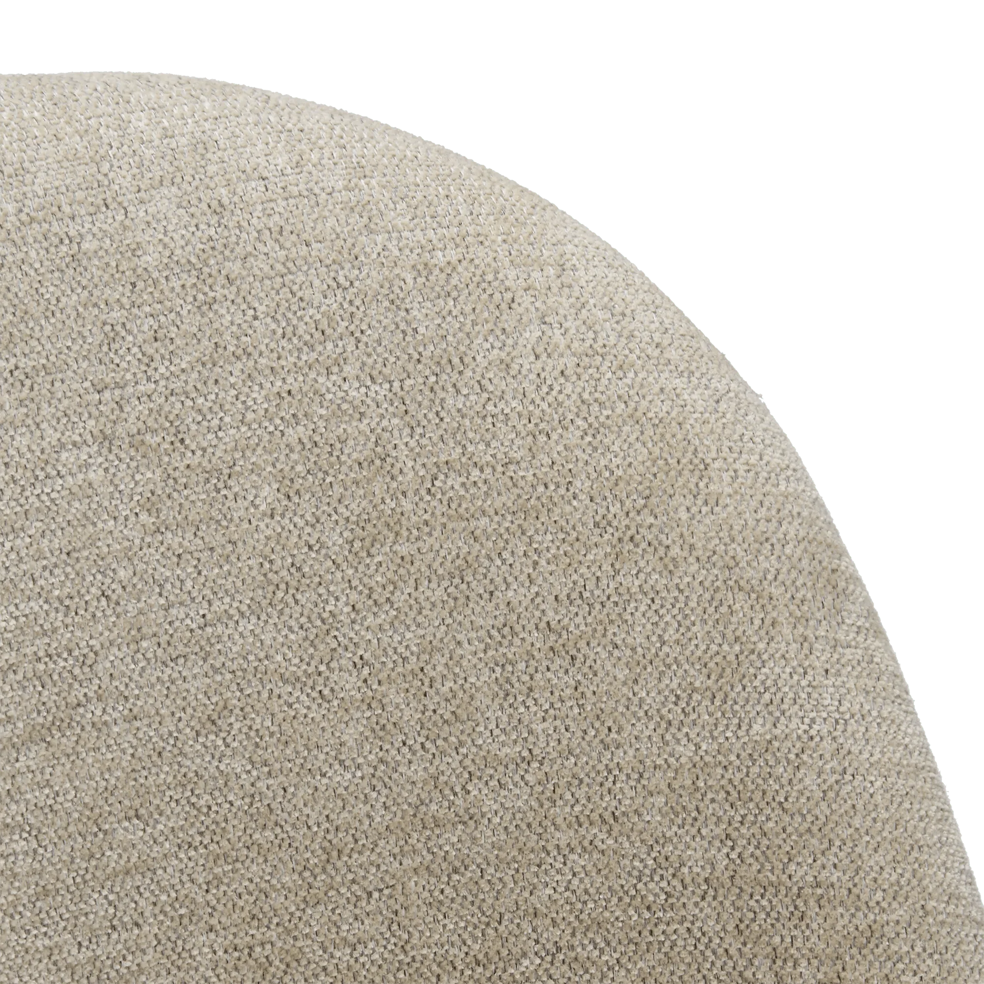 Fabric and Natural Wood Dining Chair - Image 5