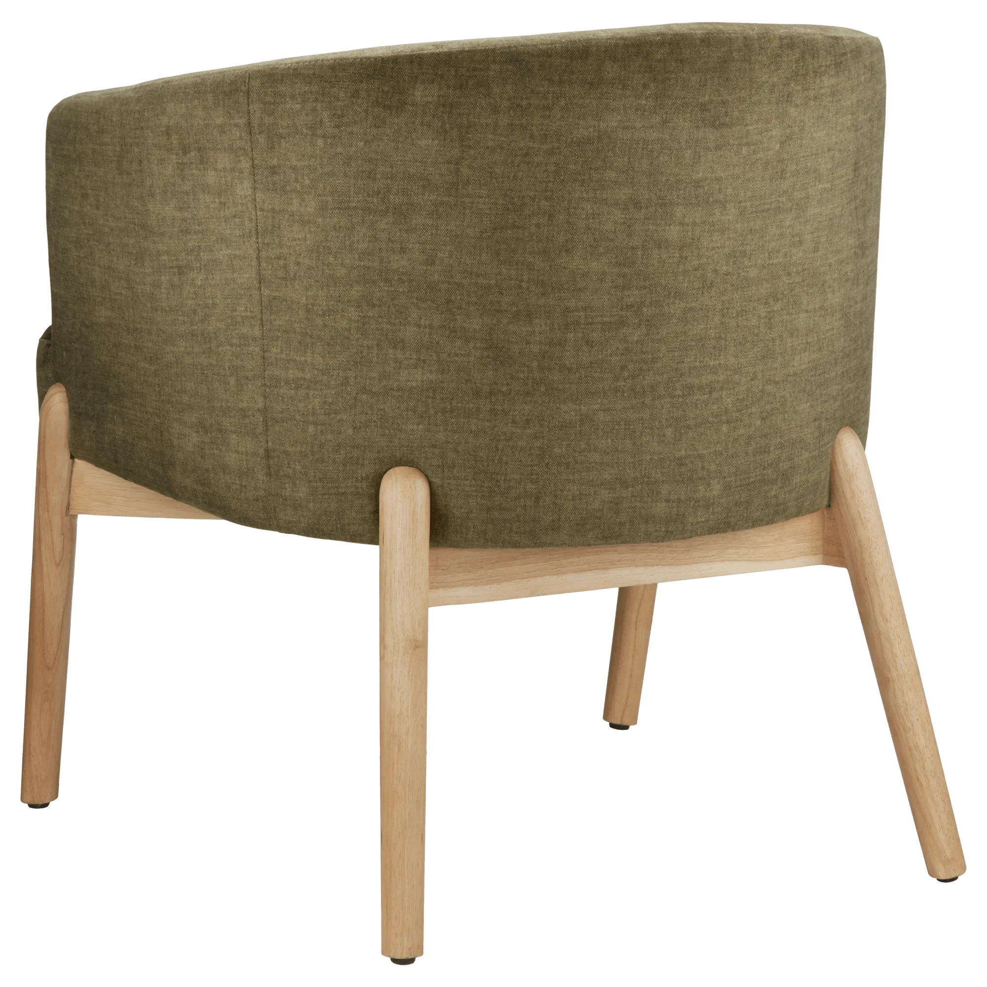 Fabric and Wood Accent Chair - Image 10