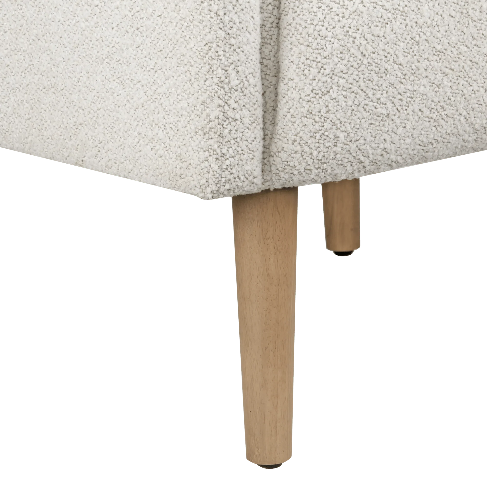 Fabric and wood accent chair - Image 6