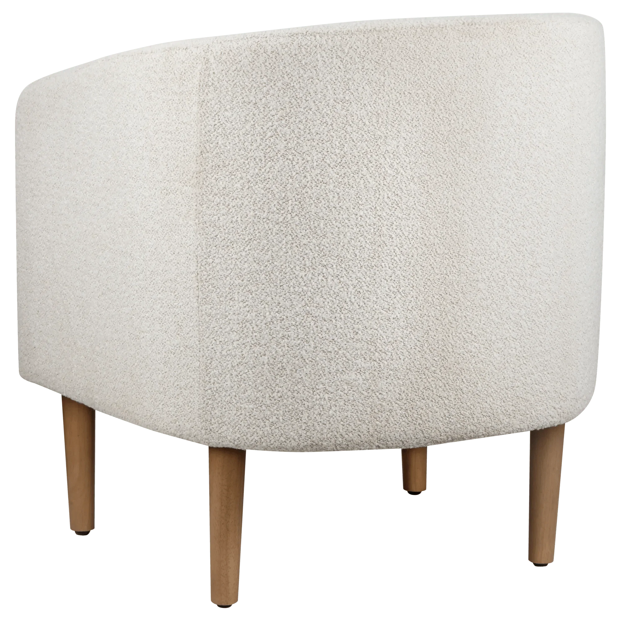Fabric and wood accent chair - Image 8