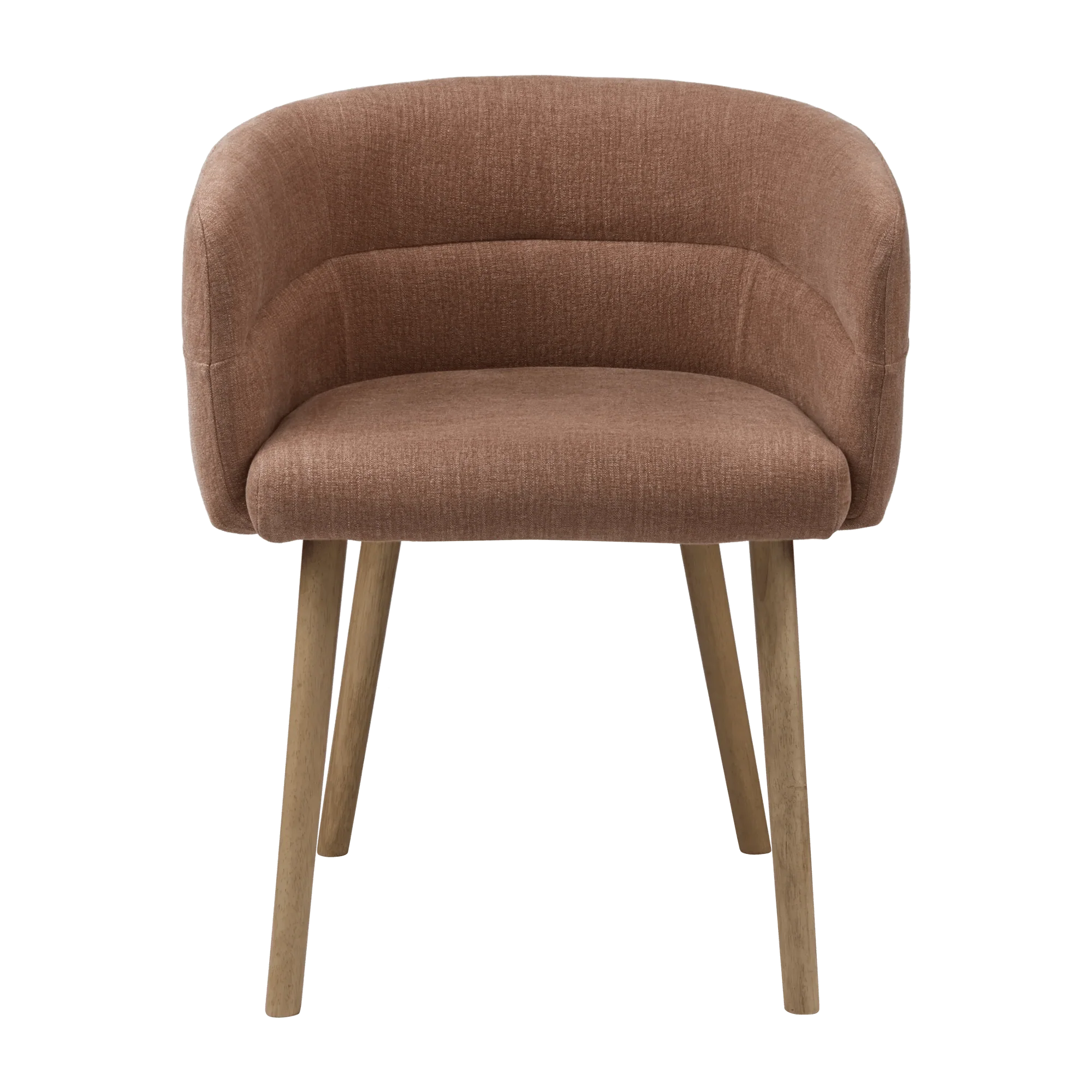Fabric and Wood Accent Chair - Image 6