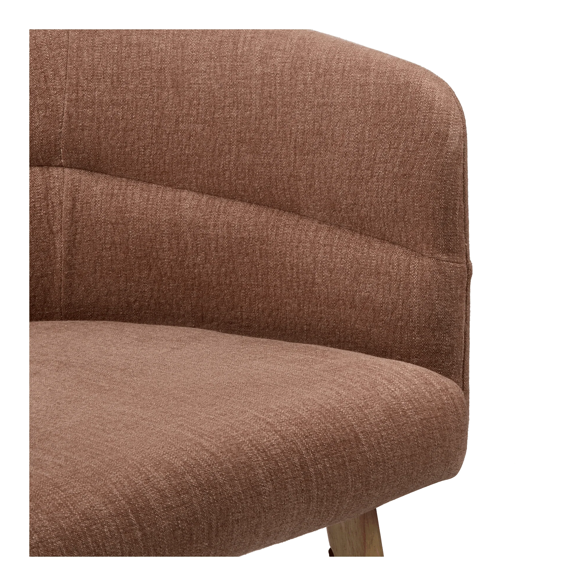 Fabric and Wood Accent Chair - Image 7