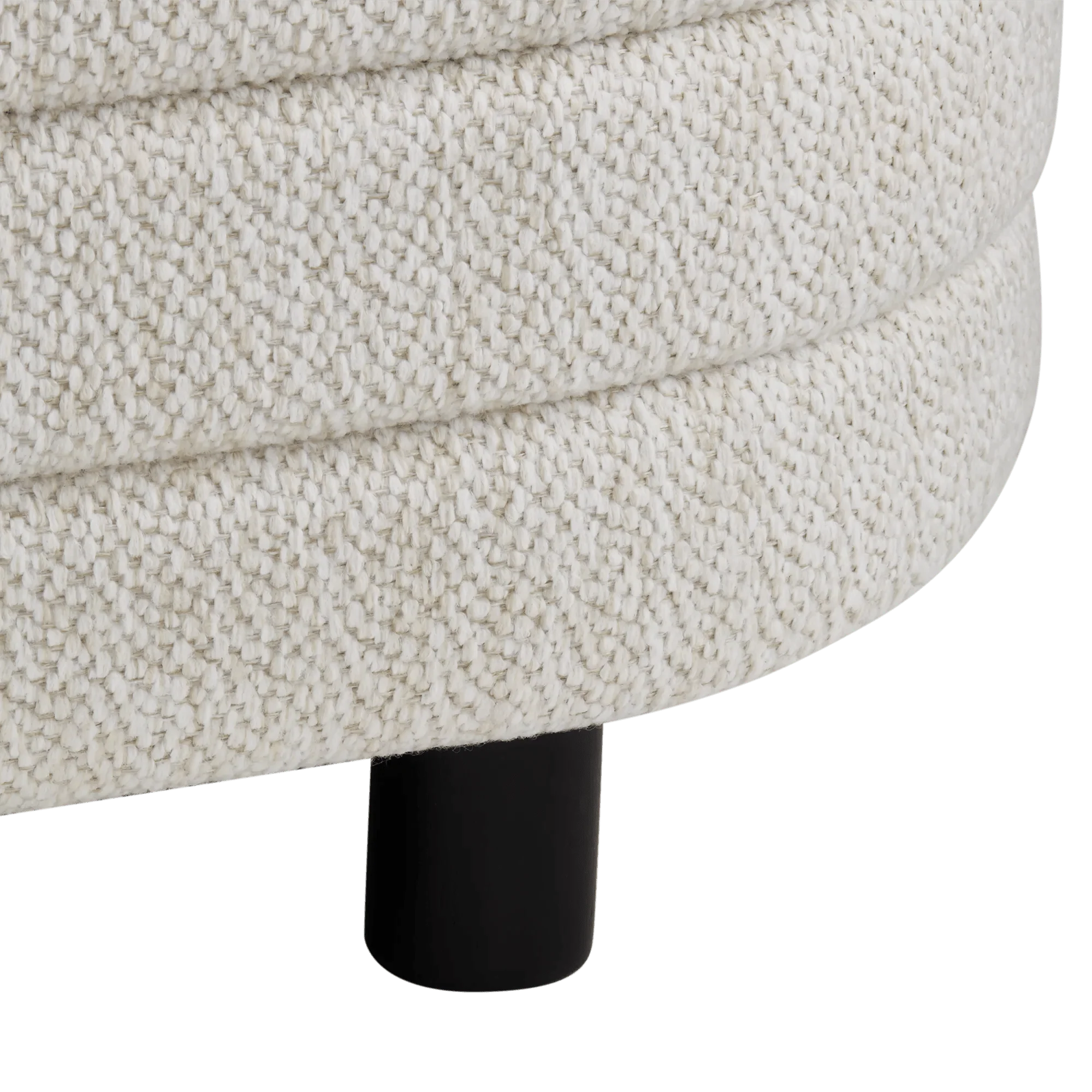 Fabric Ottoman with Storage - Image 5