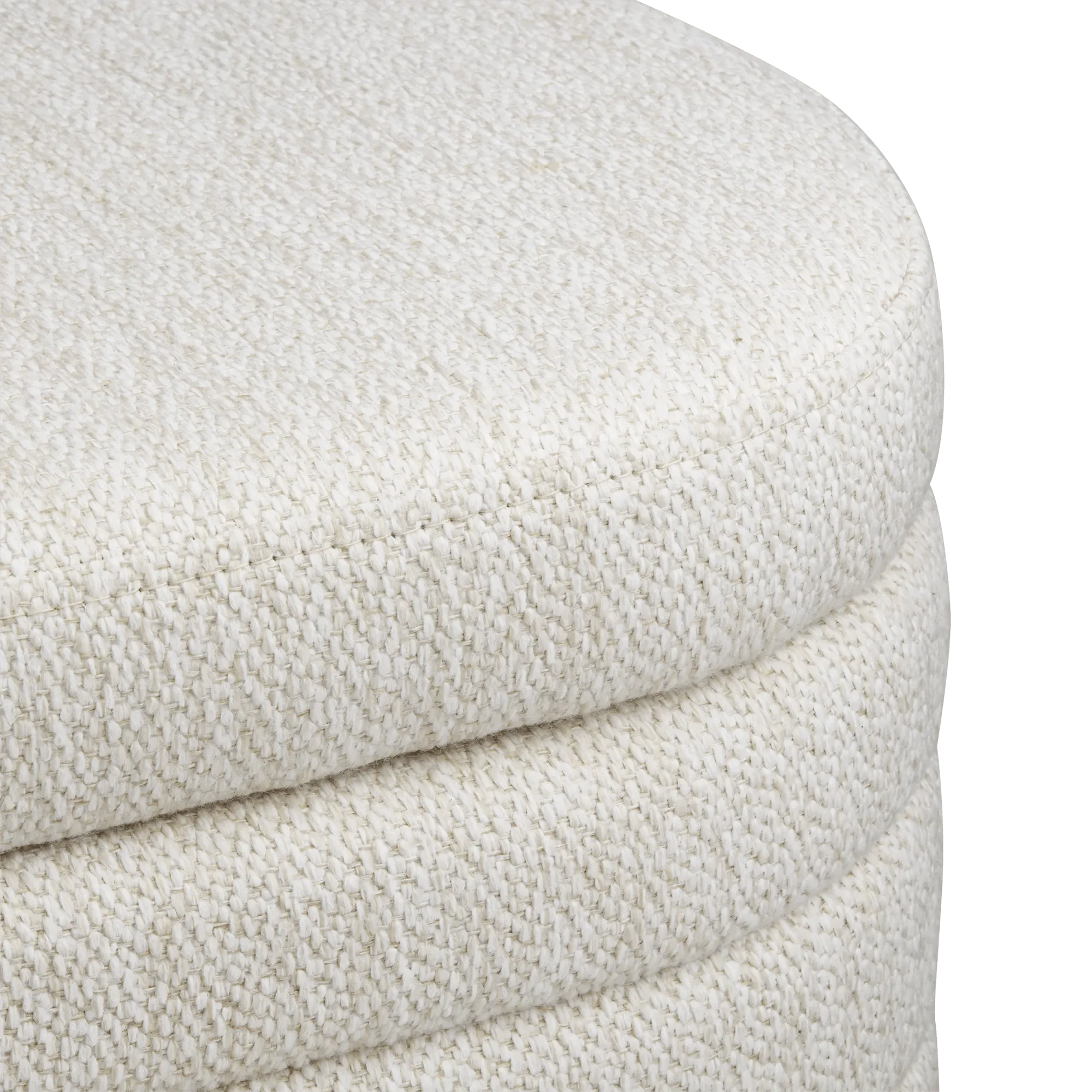 Fabric Ottoman with Storage - Image 6