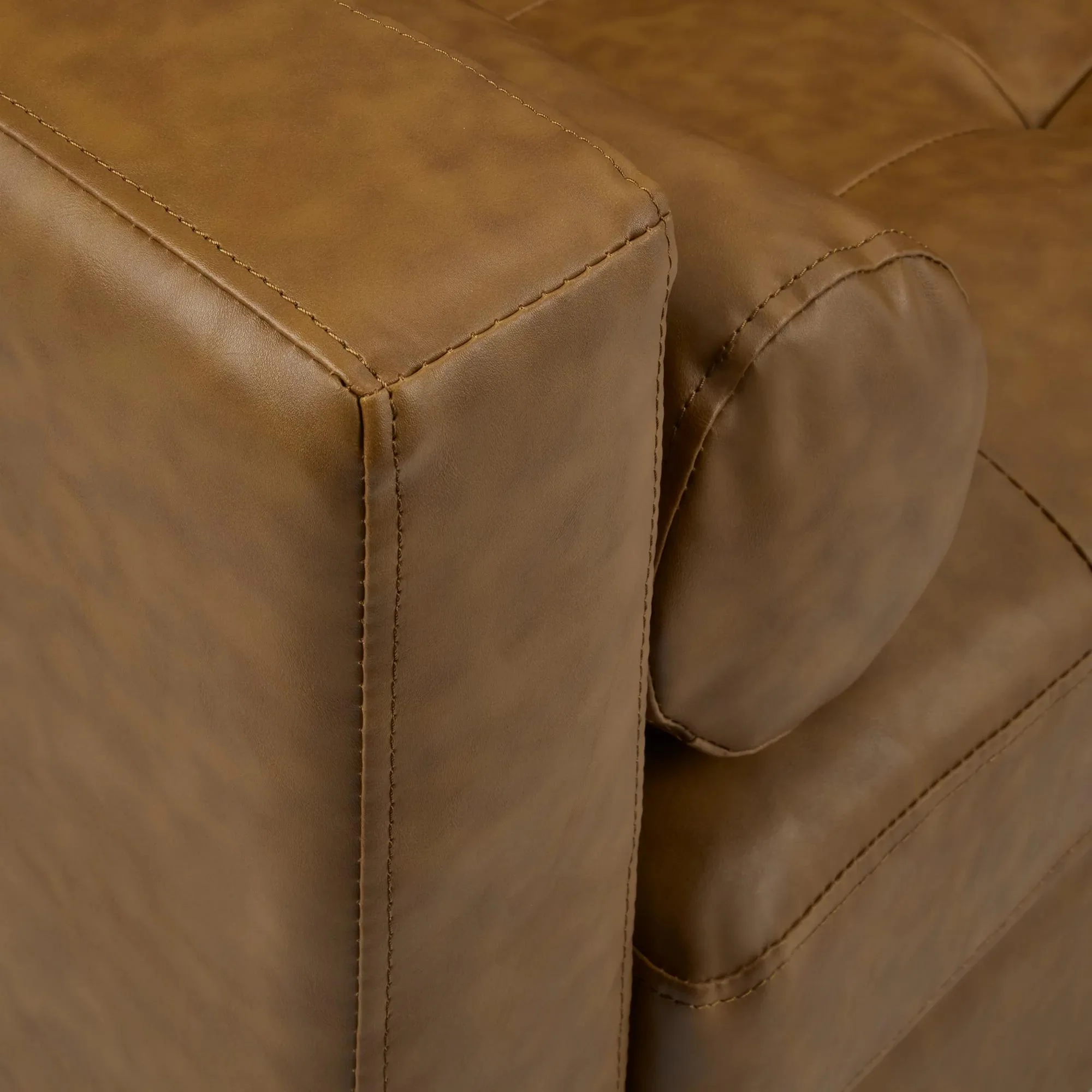 Faux-leather Sofa - Image 5