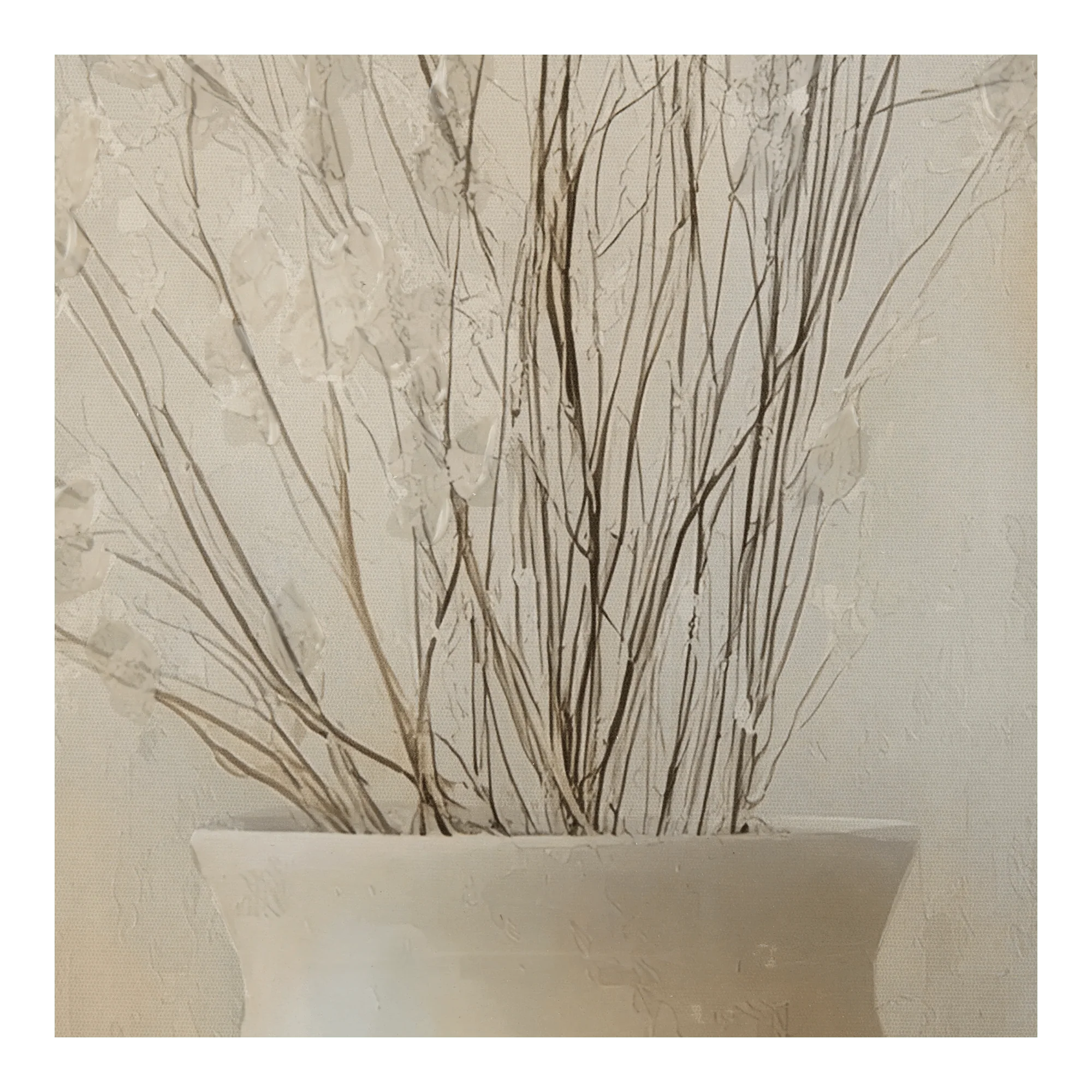 Floral Wall Art with Wood Frame 24x36 - Image 2
