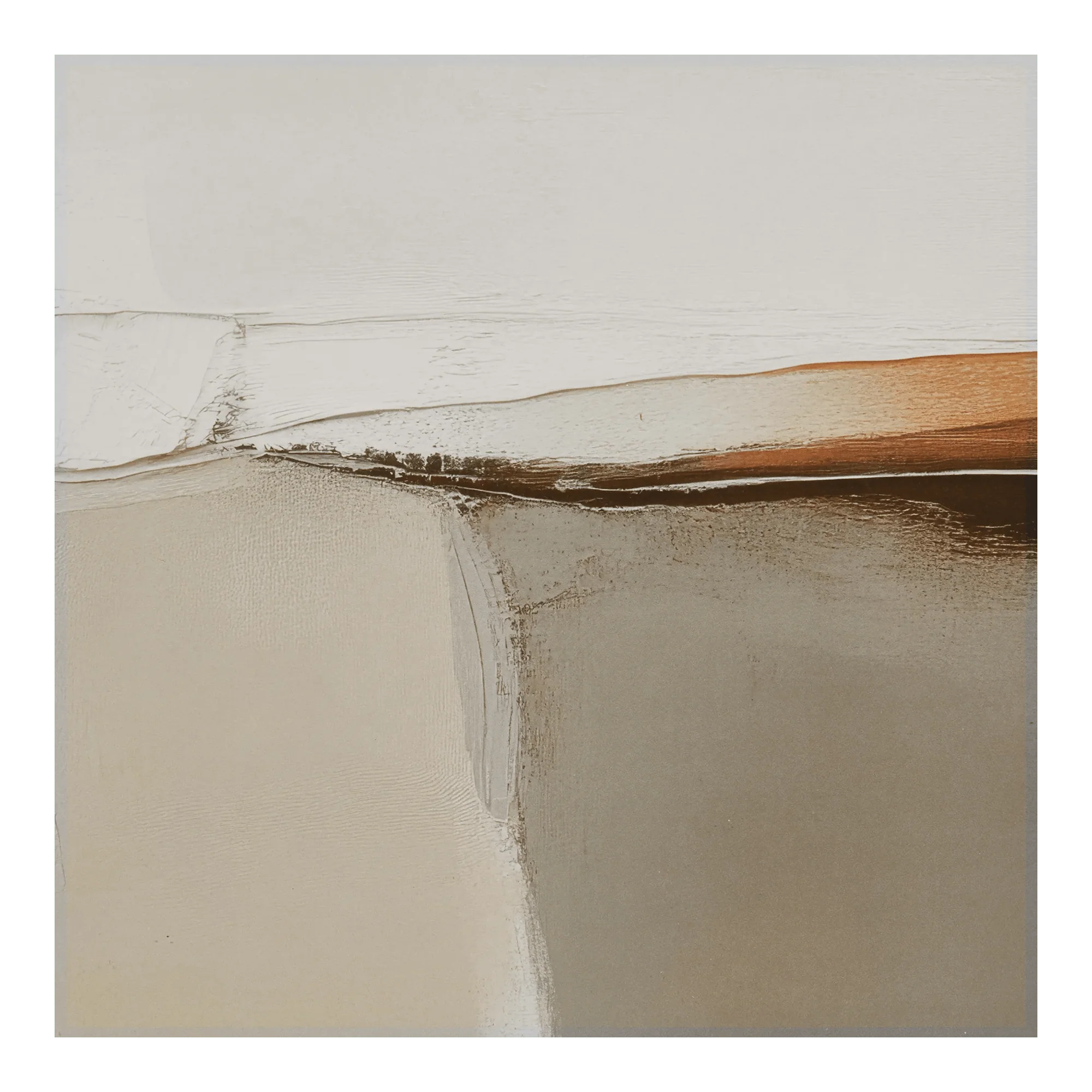Framed Underglass Printed Abstract - Image 2