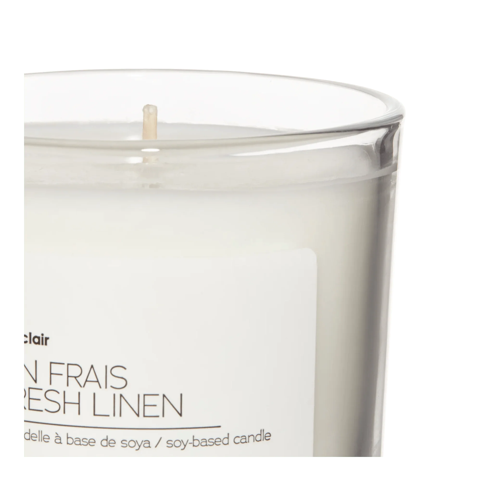 Fresh Linen Soy Based Candle - Image 6