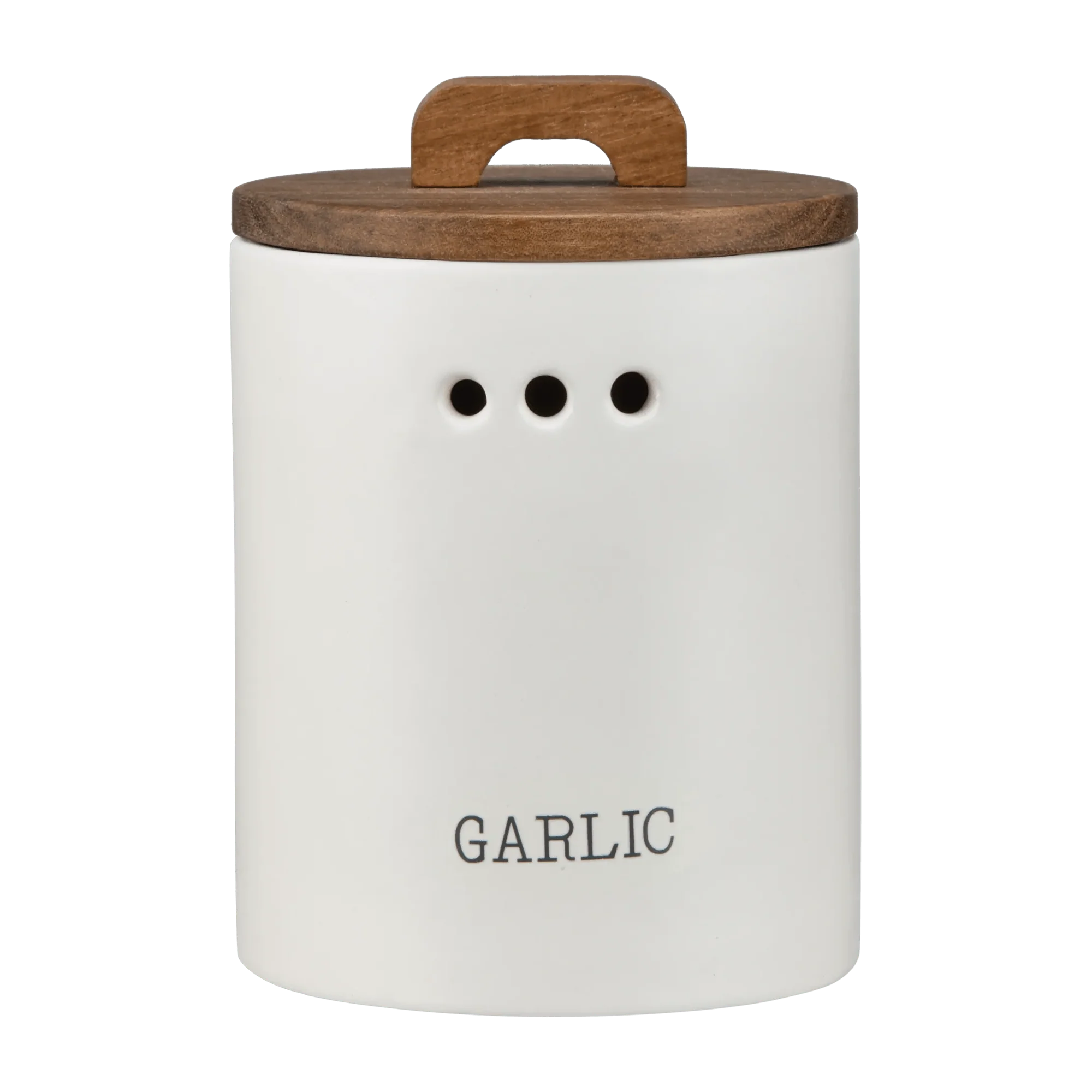 Garlic Storage Jar with Wooden Lid - Image 4