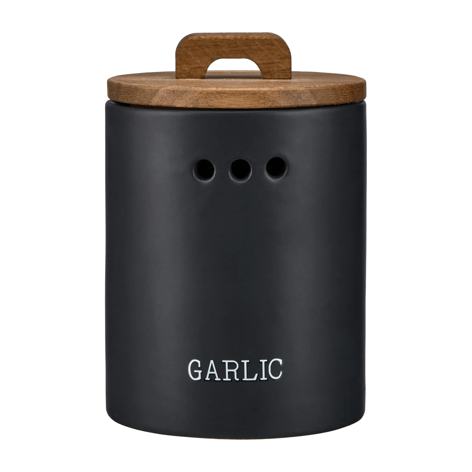 Garlic Storage Jar with Wooden Lid - Image 4