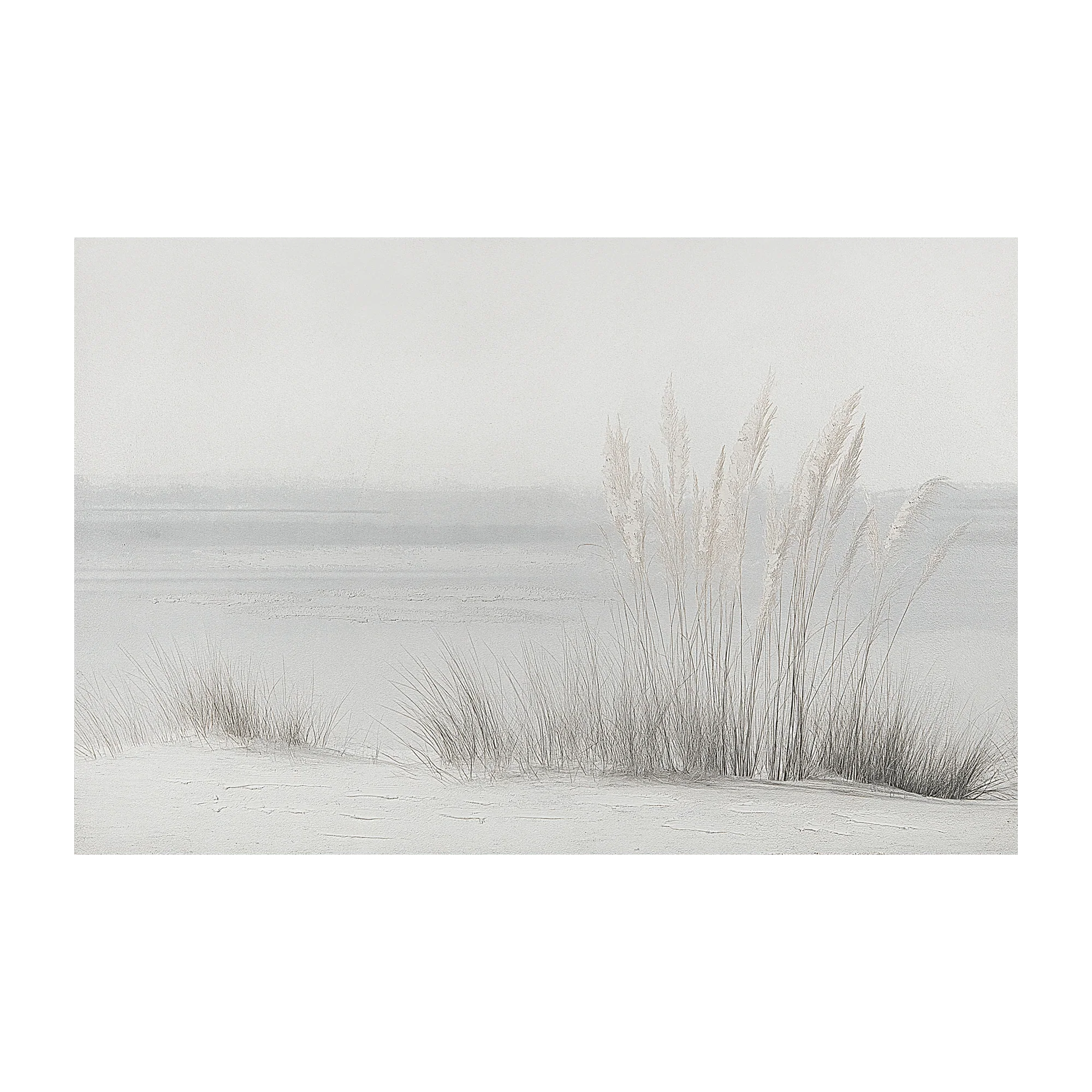 Gel-Embellished Beach Framed Art