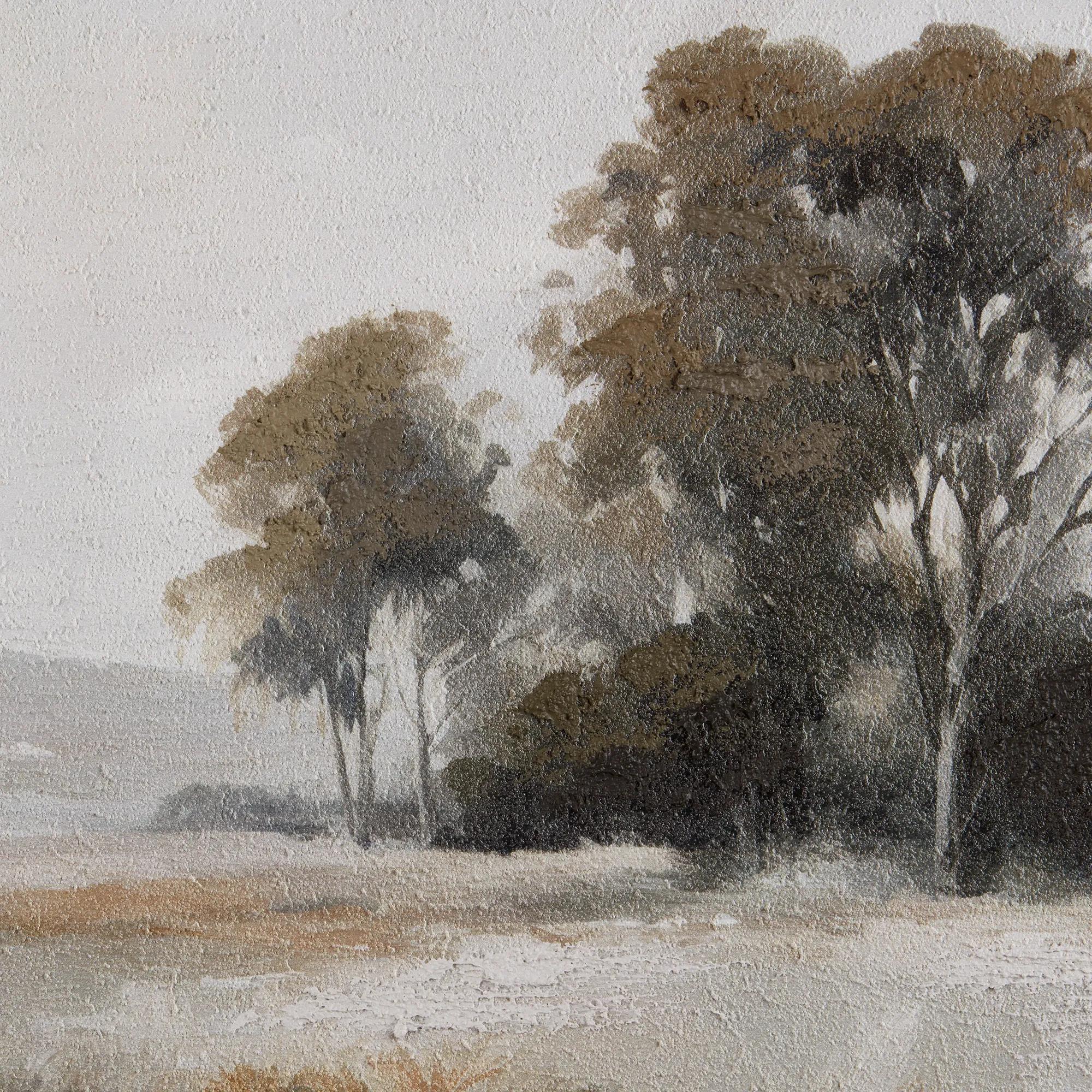 Gel-Embellished Beautiful Landscape Framed Art - Image 3