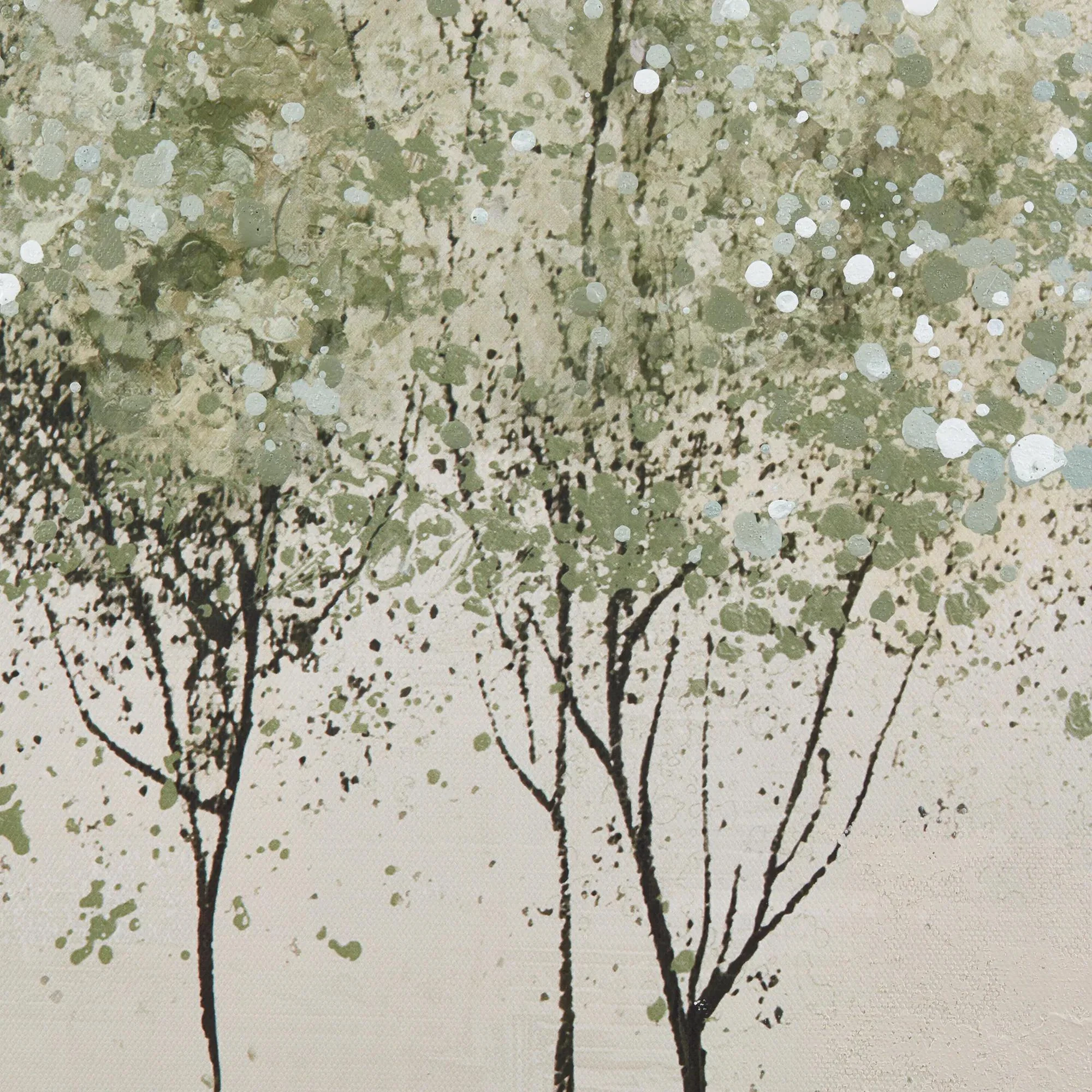 Gel-Embellished Morden Trees Framed Art - Image 2