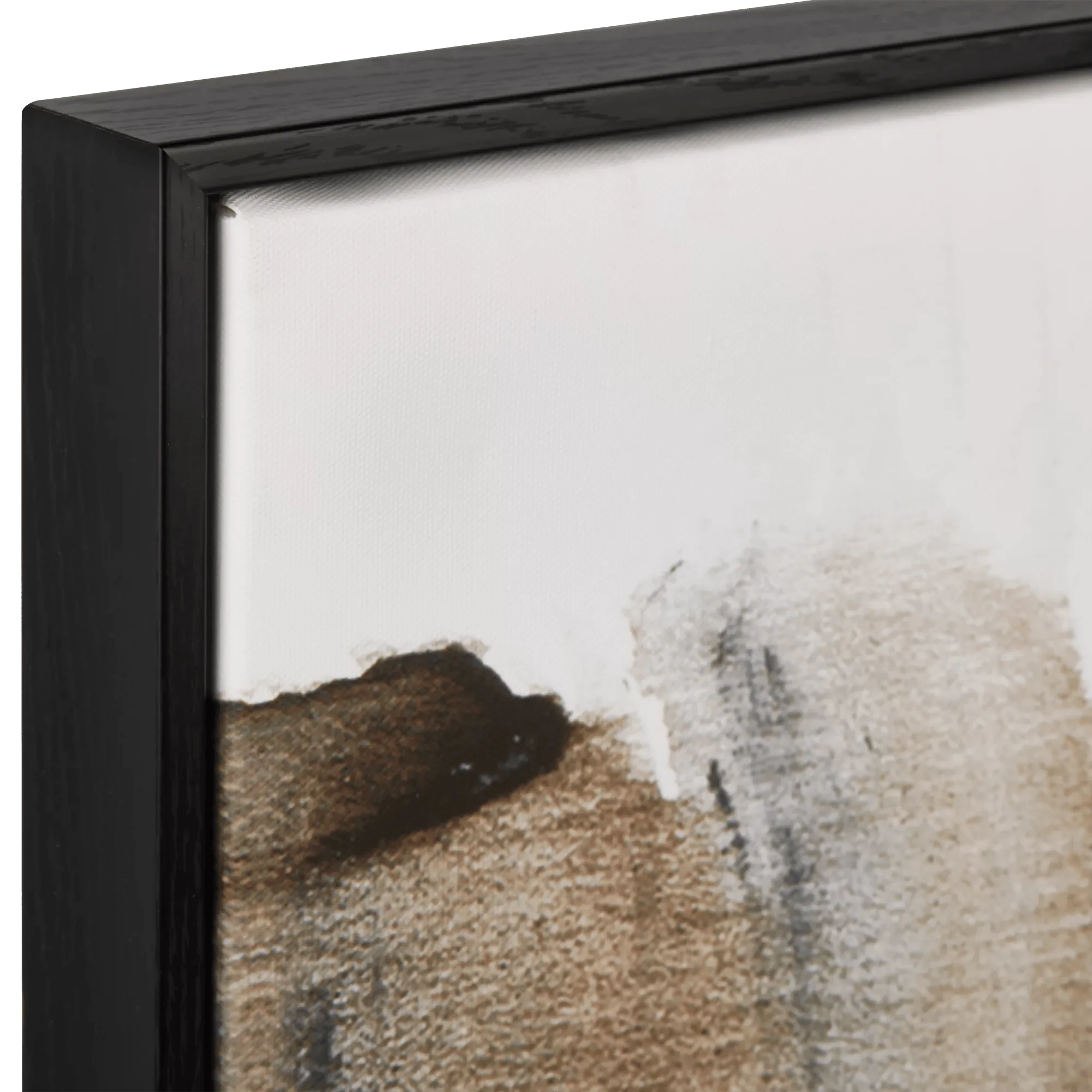 Gel-Embellished Neutral & Blue Canvas - Image 2