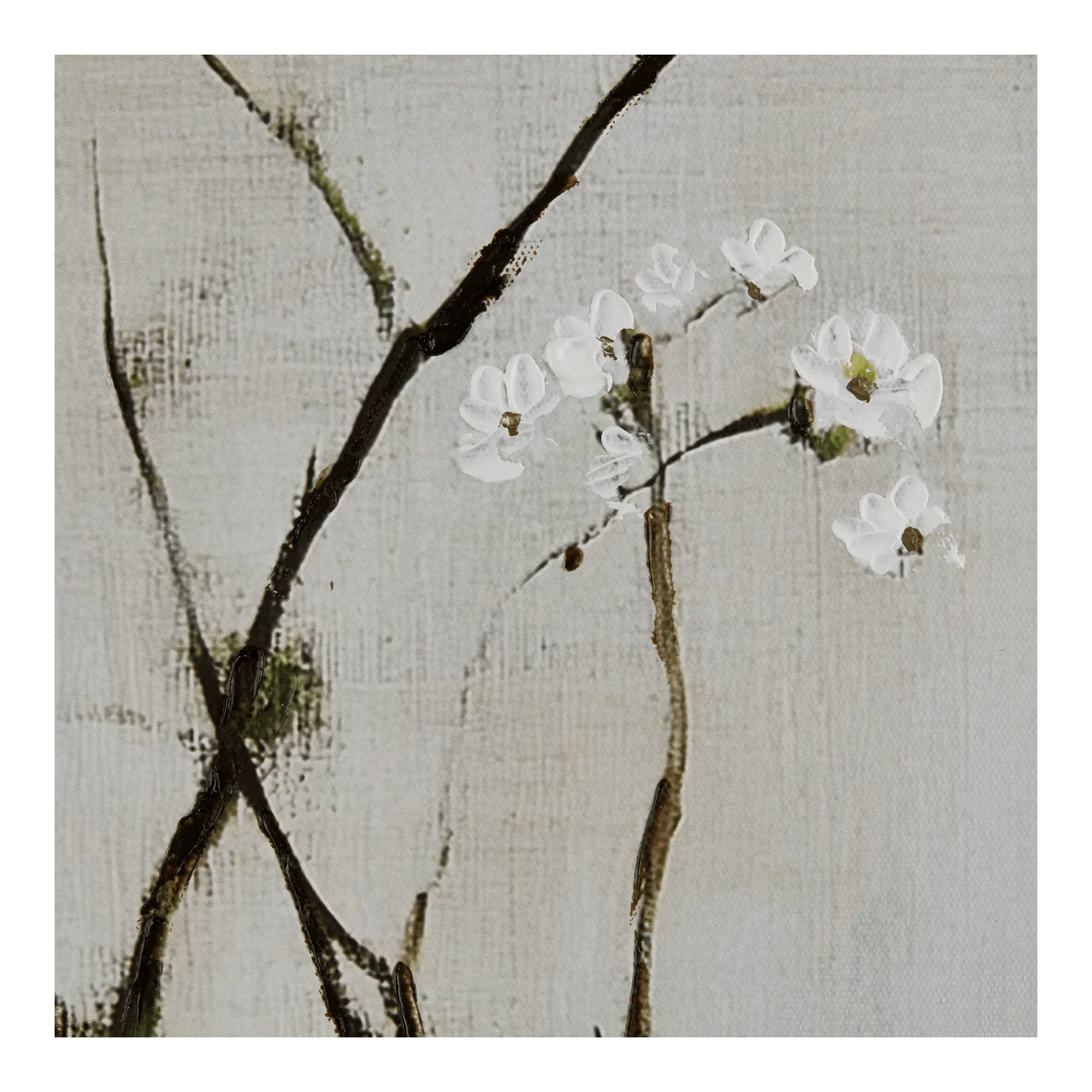 Gel-Embellished Vase with Flower Stems - Image 2