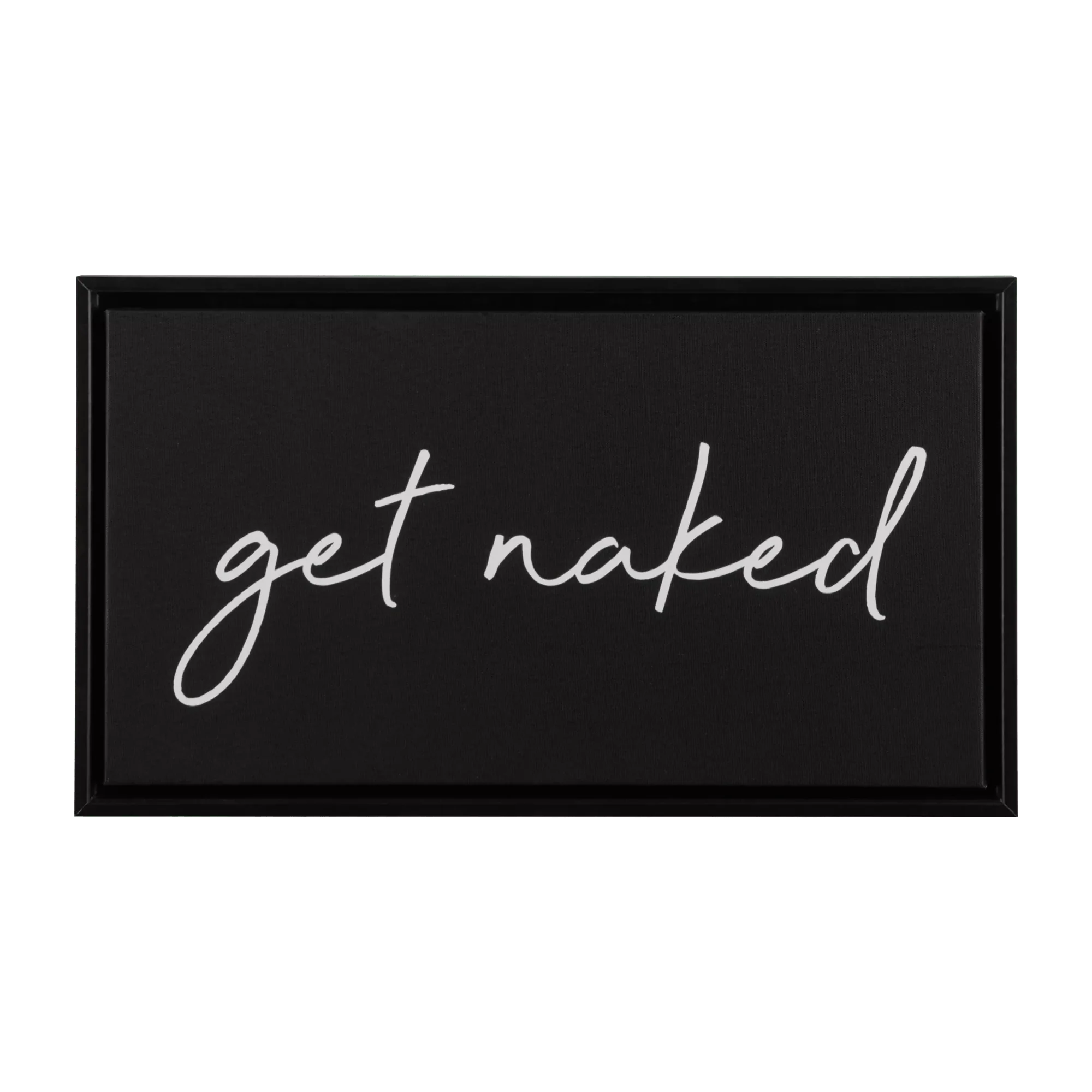 Get Naked Printed Canvas