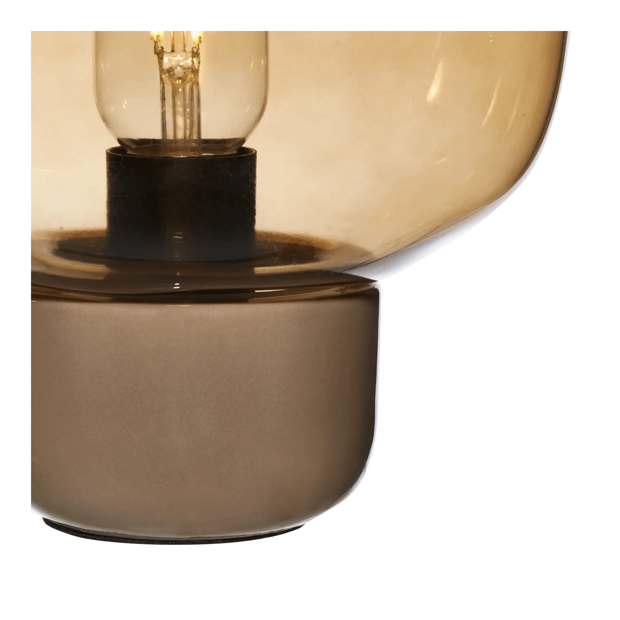 Glass and Ceramic Table Lamp - Image 3
