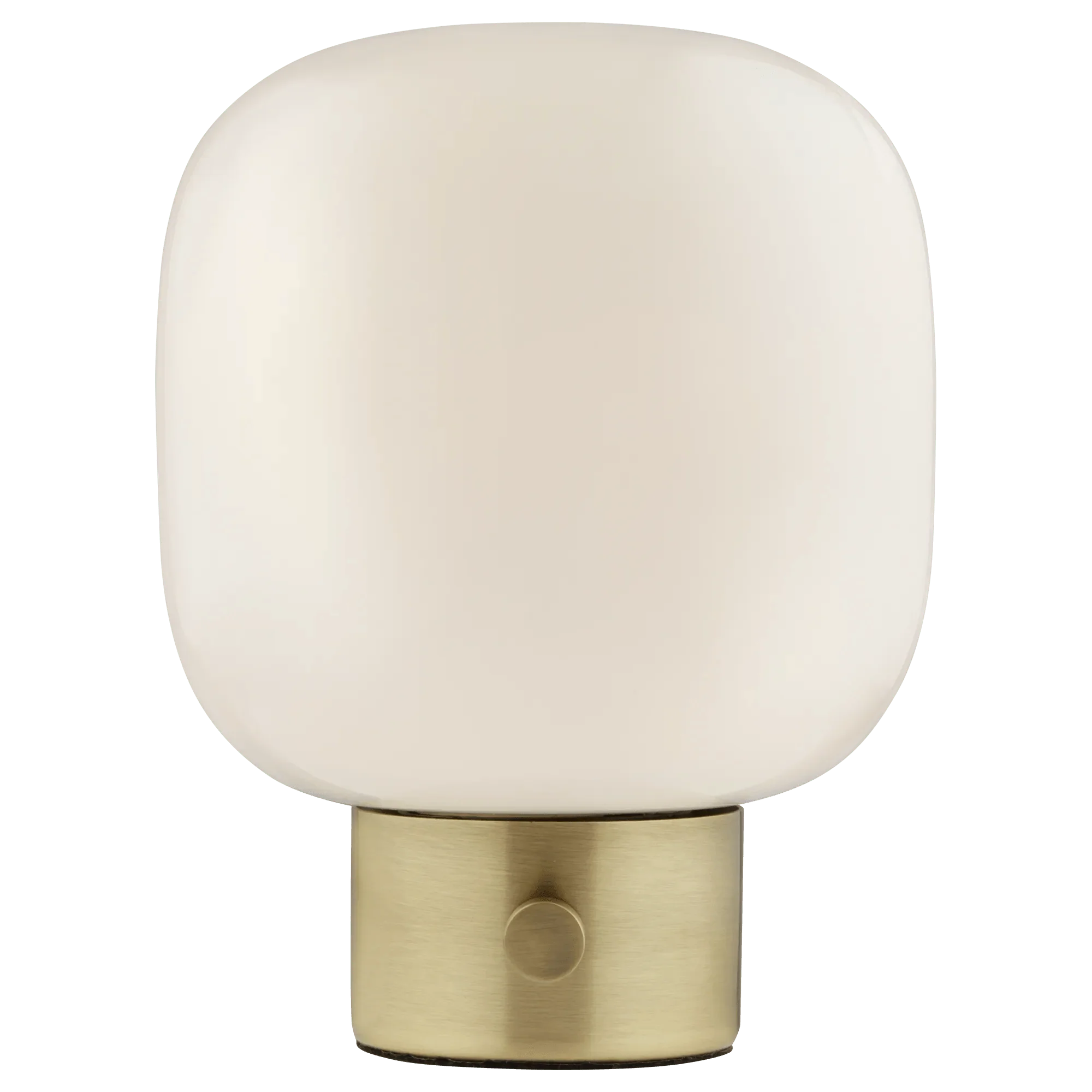 Glass and Metal Table Lamp