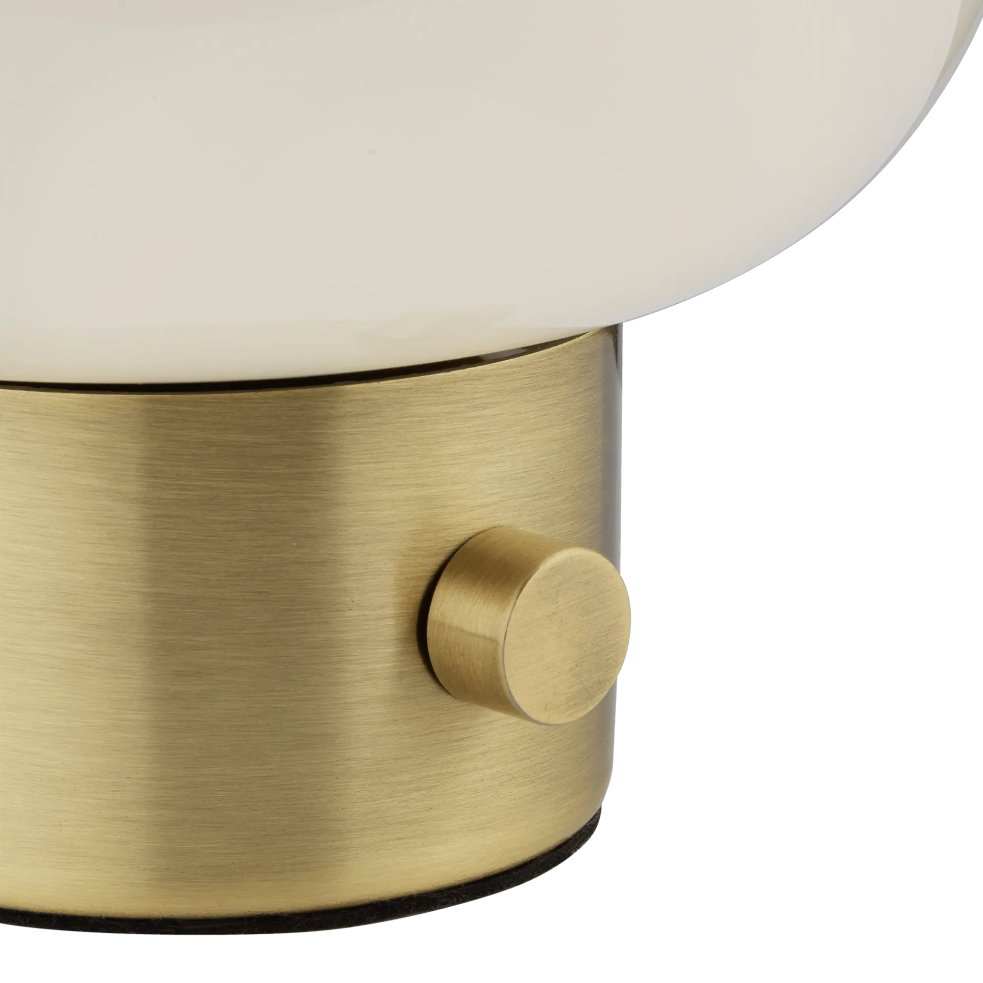 Glass and Metal Table Lamp - Image 2