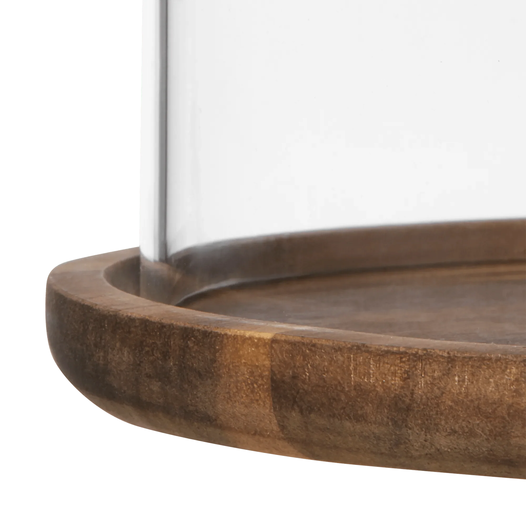 Glass Dome with Wood Base - Image 2