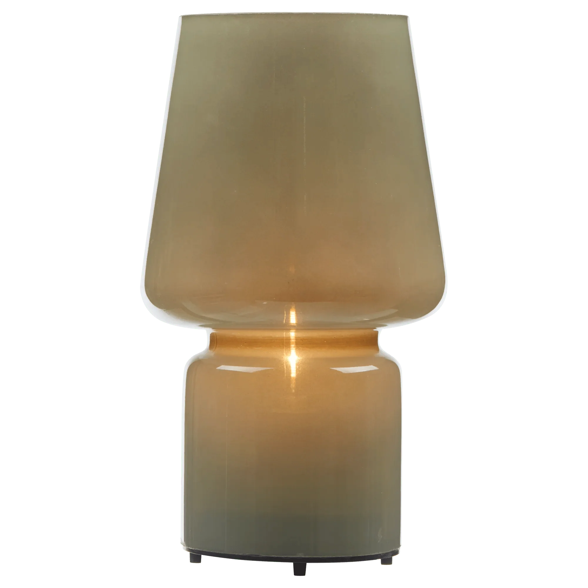 Khaki Glass Table Lamp - Image 3