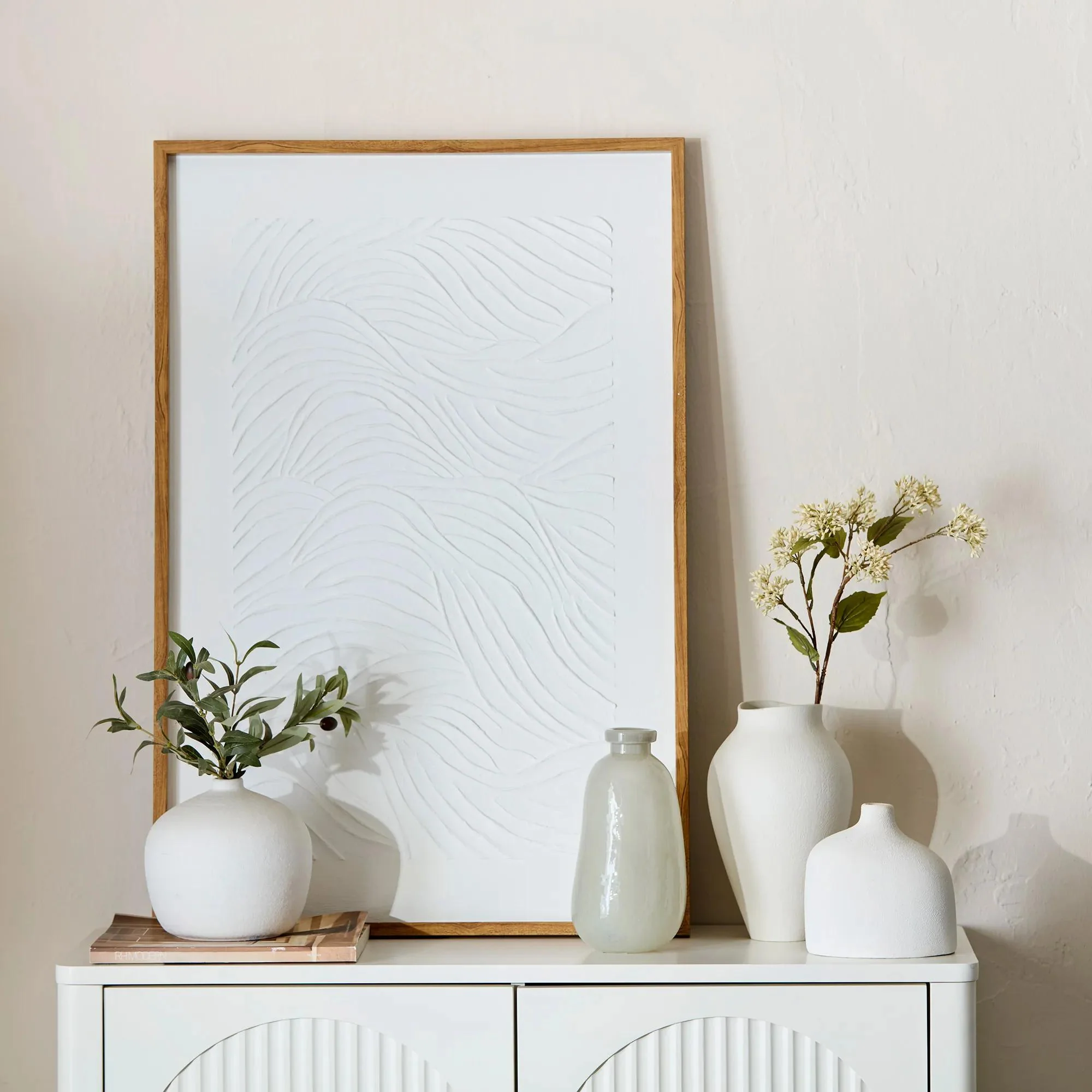Textured Wave Wall Art - Image 4