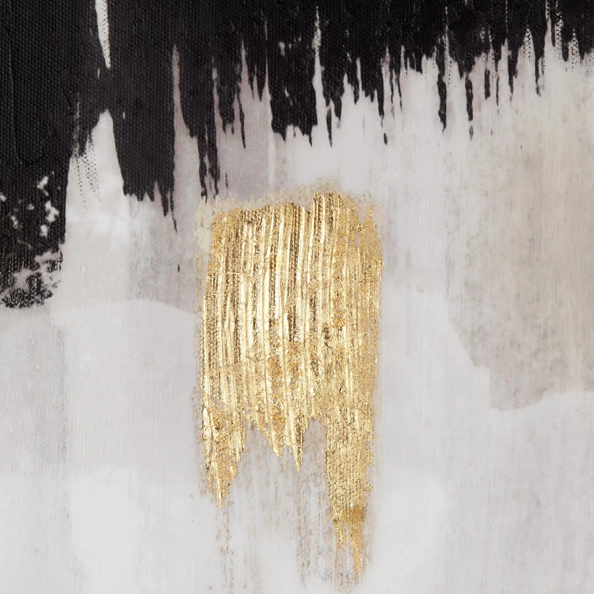 Gold Abstract Printed Framed Art - Image 3