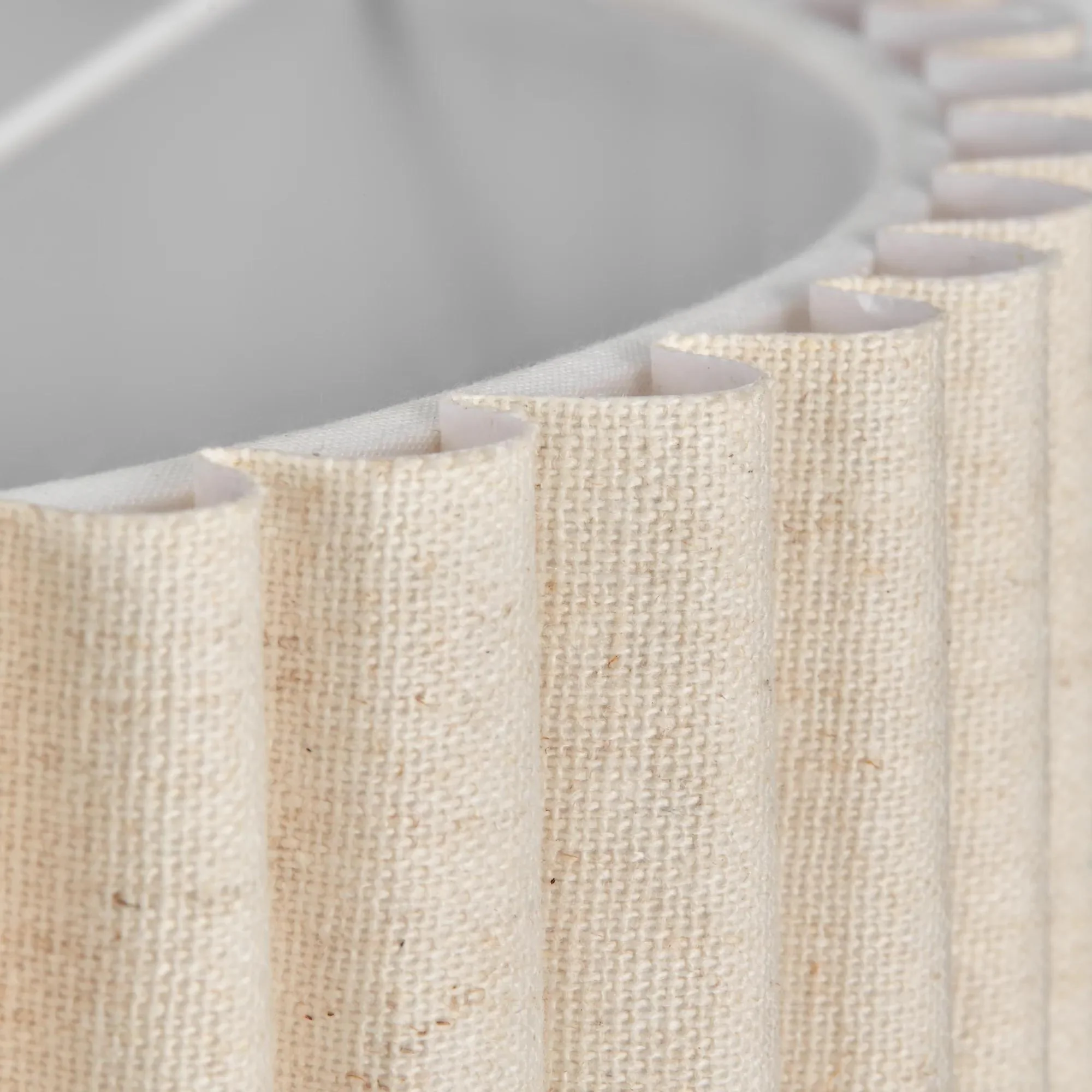 Gold Floor Lamp Pleated Shade - Image 4