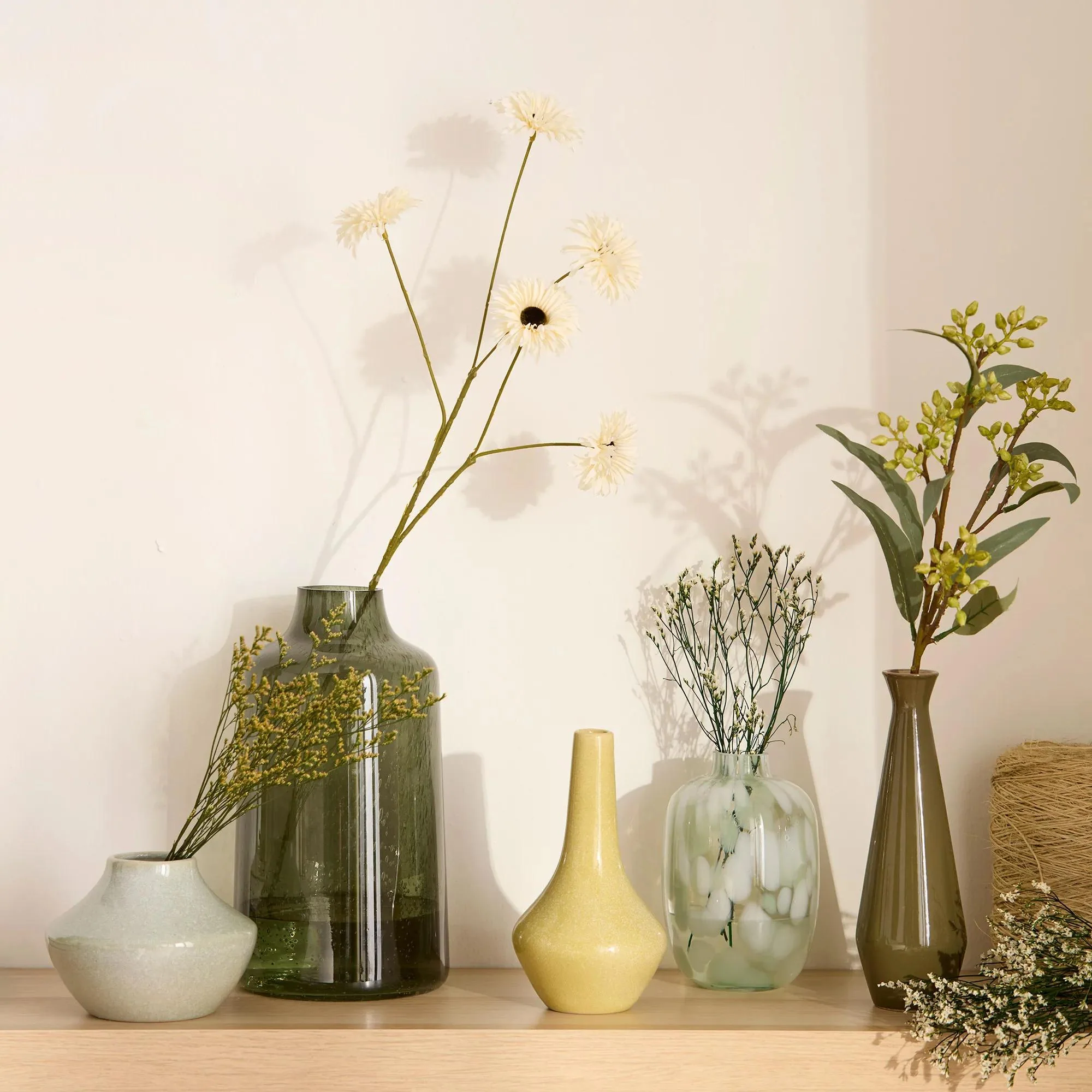 Green Glass Table vase - Image 2