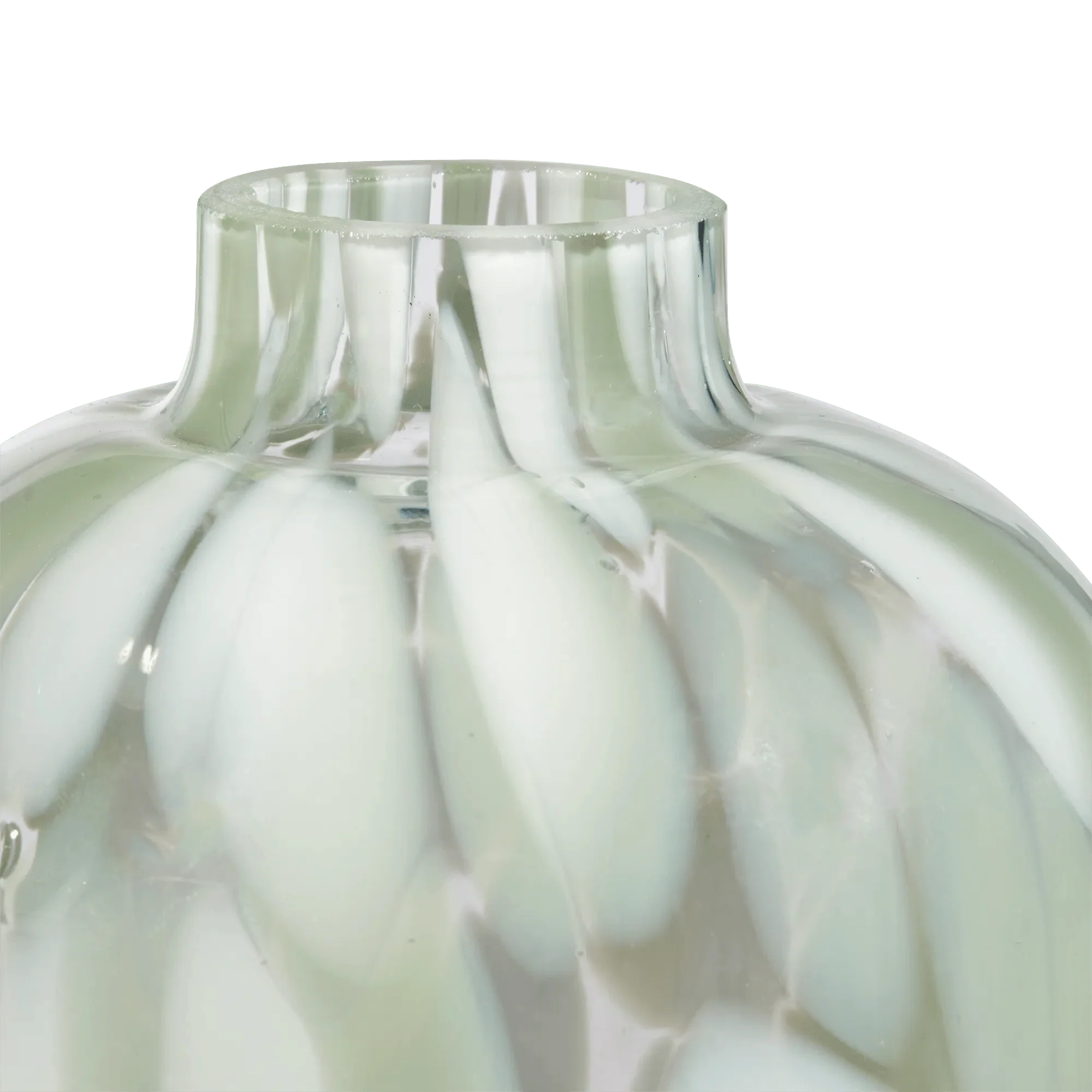 Green Glass Table vase - Image 4