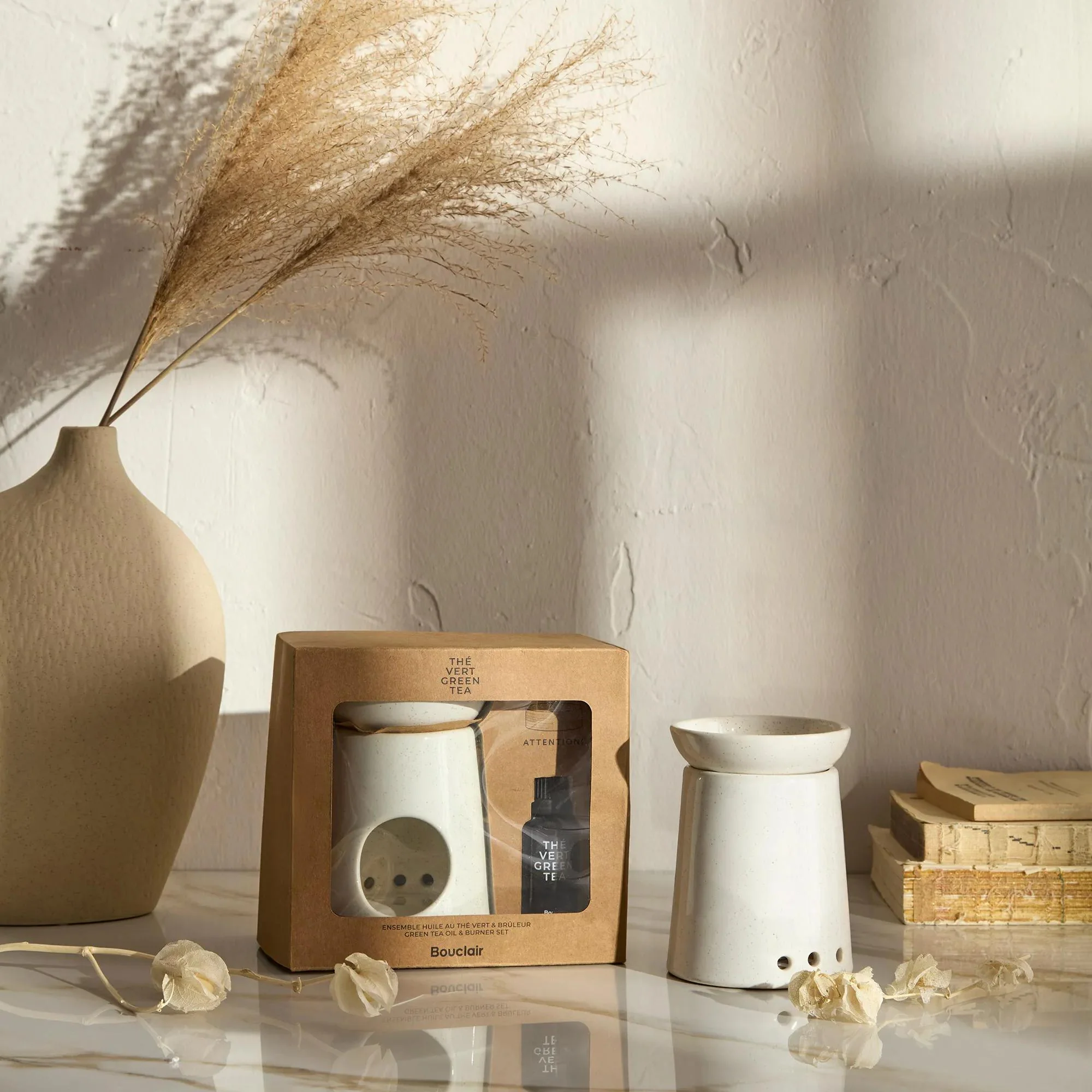 Green Tea Oil Burner Gift Set - Image 4