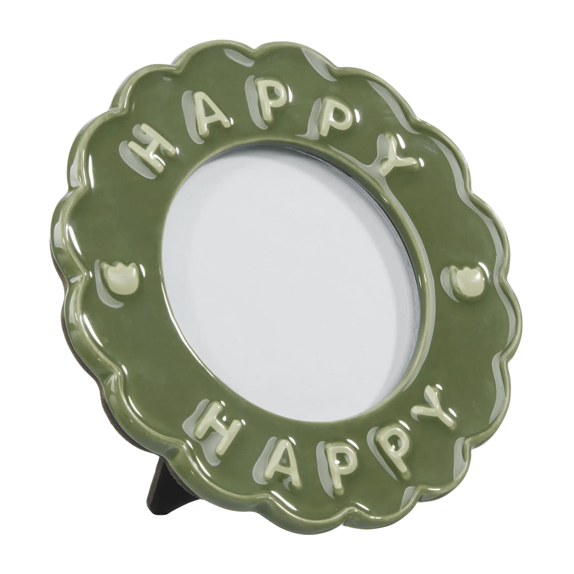 Green Wavy Edge Photo Frame