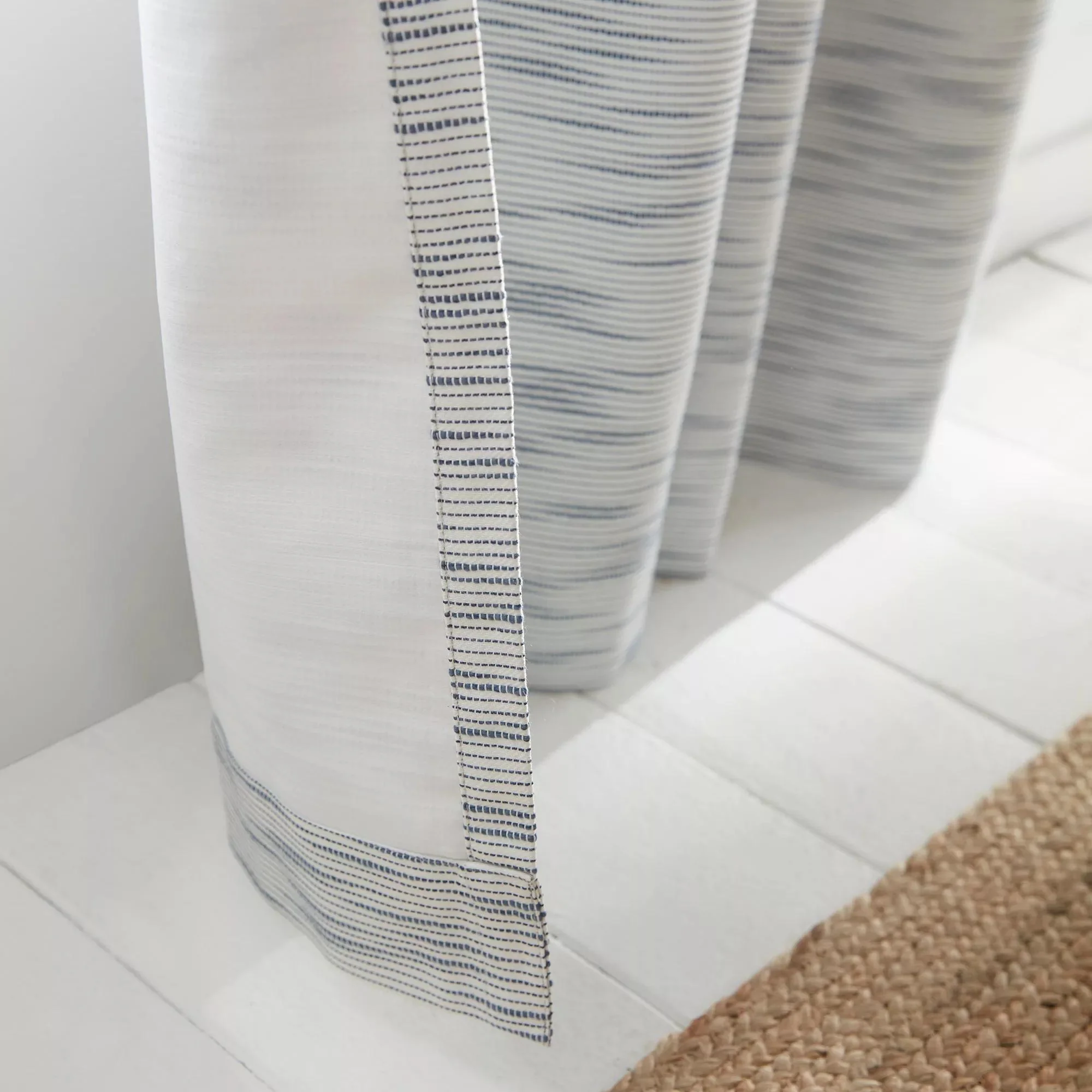 Blue Hadas Grommet Blackout Curtain - Image 4