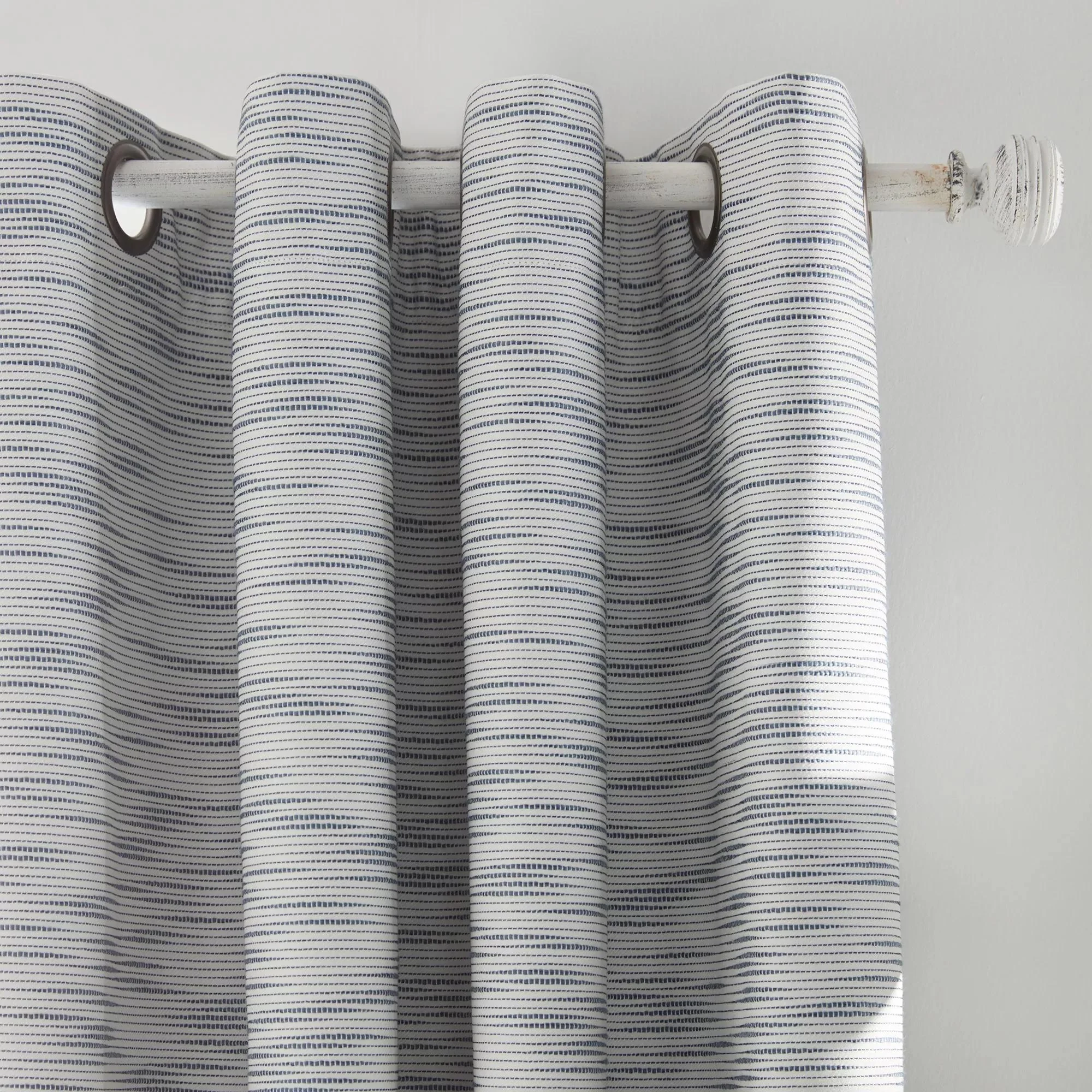 Blue Hadas Grommet Blackout Curtain - Image 5